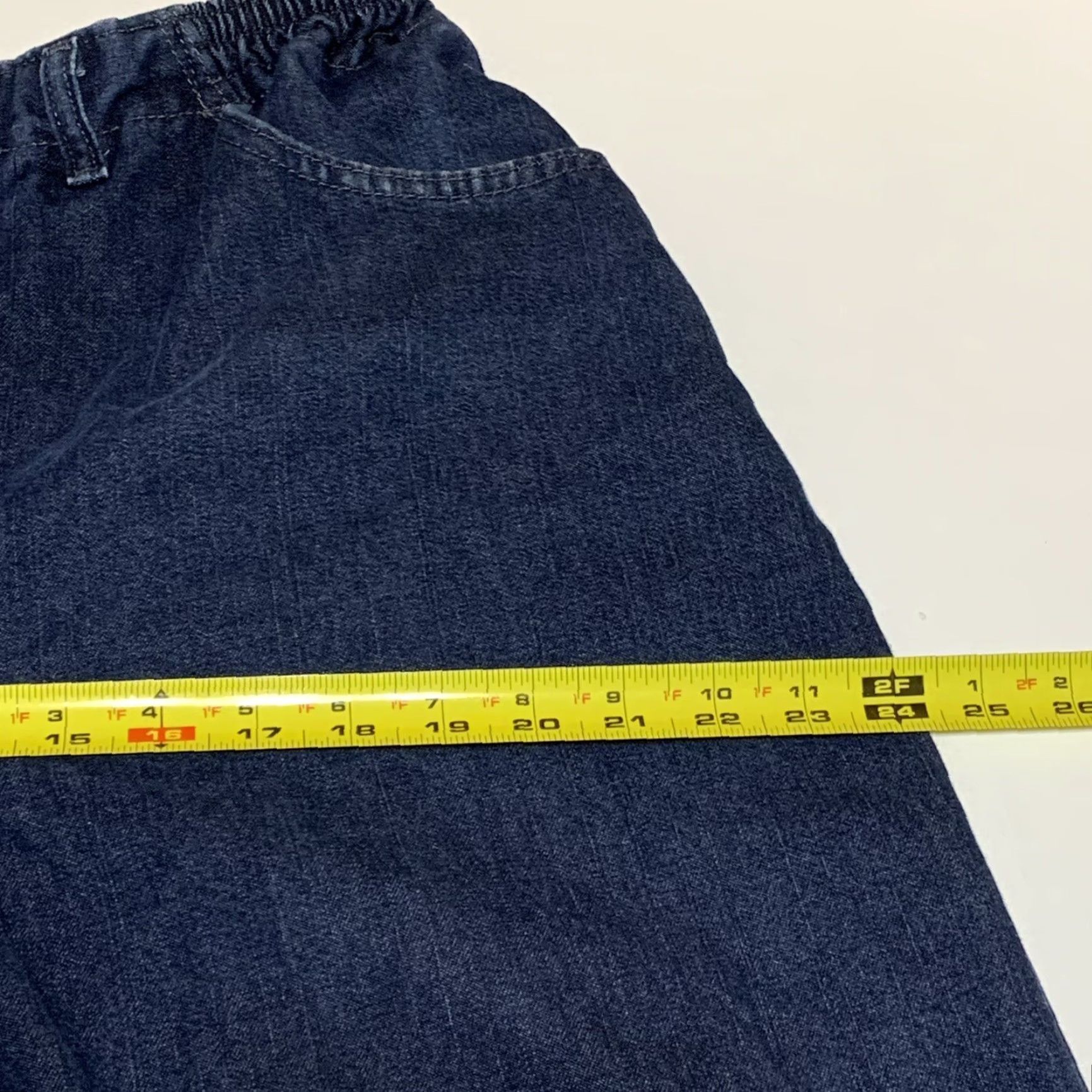 Lee VINTAGE Lee Original Womens Mom Jeans Elastic High Waist 32x30 Blue Denim Cotton Blend Relaxed Fit Women Jeans 30 In Inseam Mens? Size 24" / US 00 / IT 34 - 7 Thumbnail