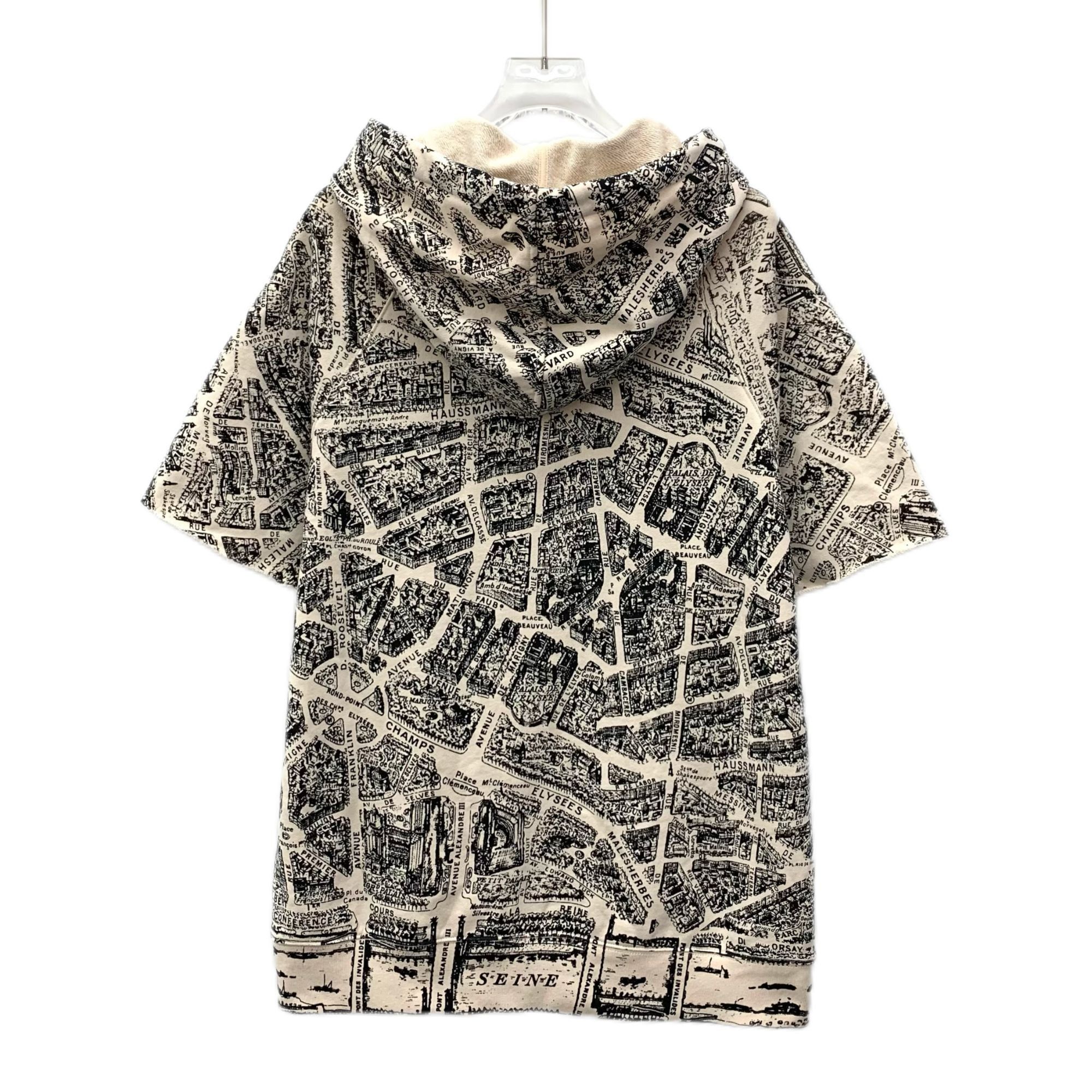 Dior Christian Dior Beige Architectural Print Cotton Short-Sleeve Size M / US 6-8 / IT 42-44 - 7 Thumbnail