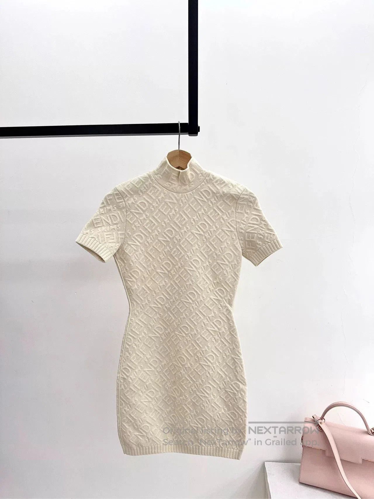 fendi cream dress FENDI 1990s ZUCCA SHEER CREAM DRESS