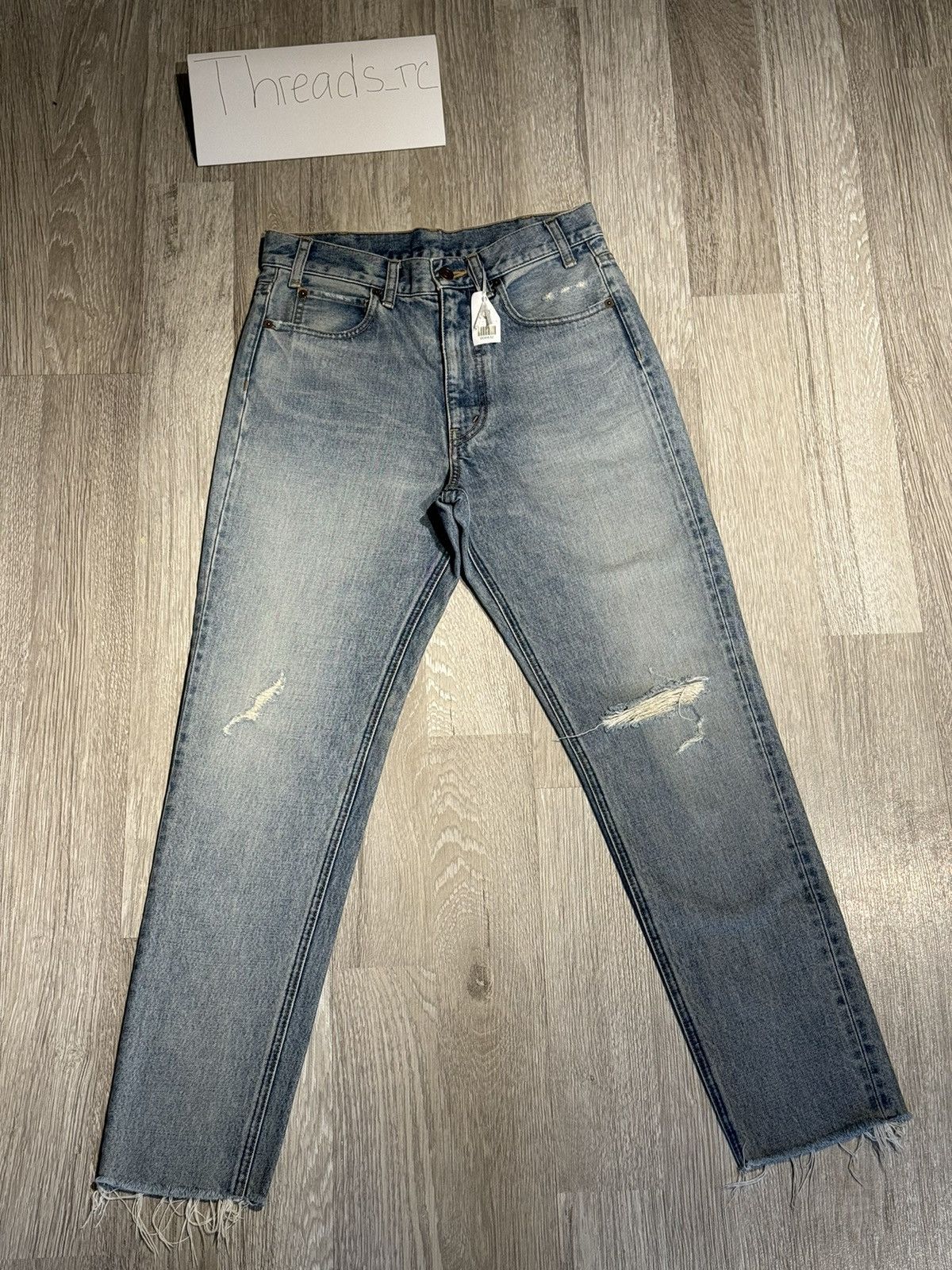 Celine CELINE DISTRESSED JEANS Size 27" / US 4 / IT 40 - 3 Thumbnail