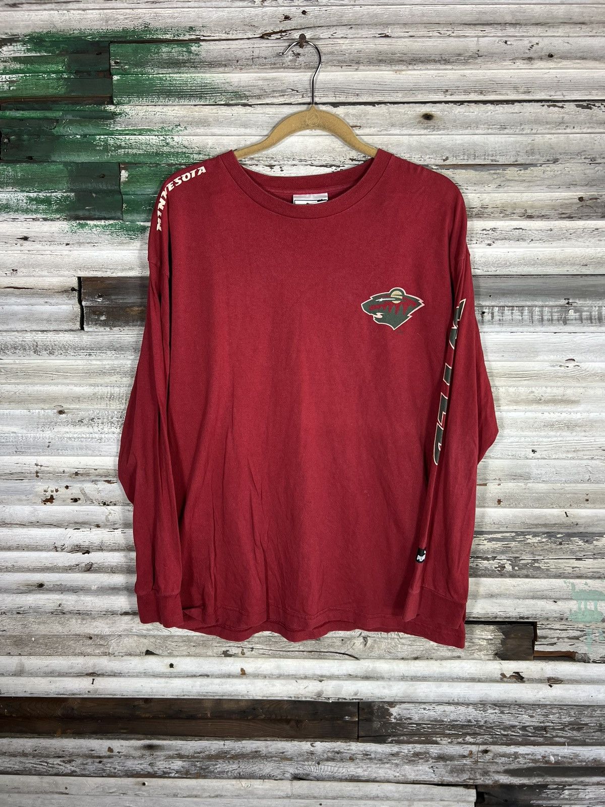 Puma × Vintage Vintage Minnesota Wild Long Sleeve Shirt Size US L / EU 52-54 / 3 - 1 Thumbnail