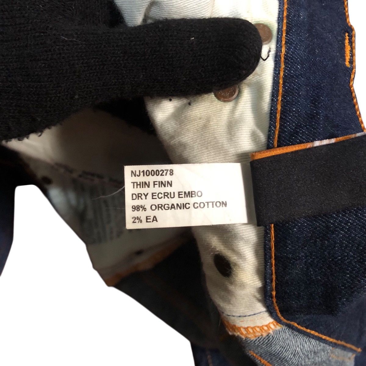 Nudie Jeans Nudie Jeans Thin Finn Dry Ecru Embo Size US 28 / EU 44 - 13 Thumbnail