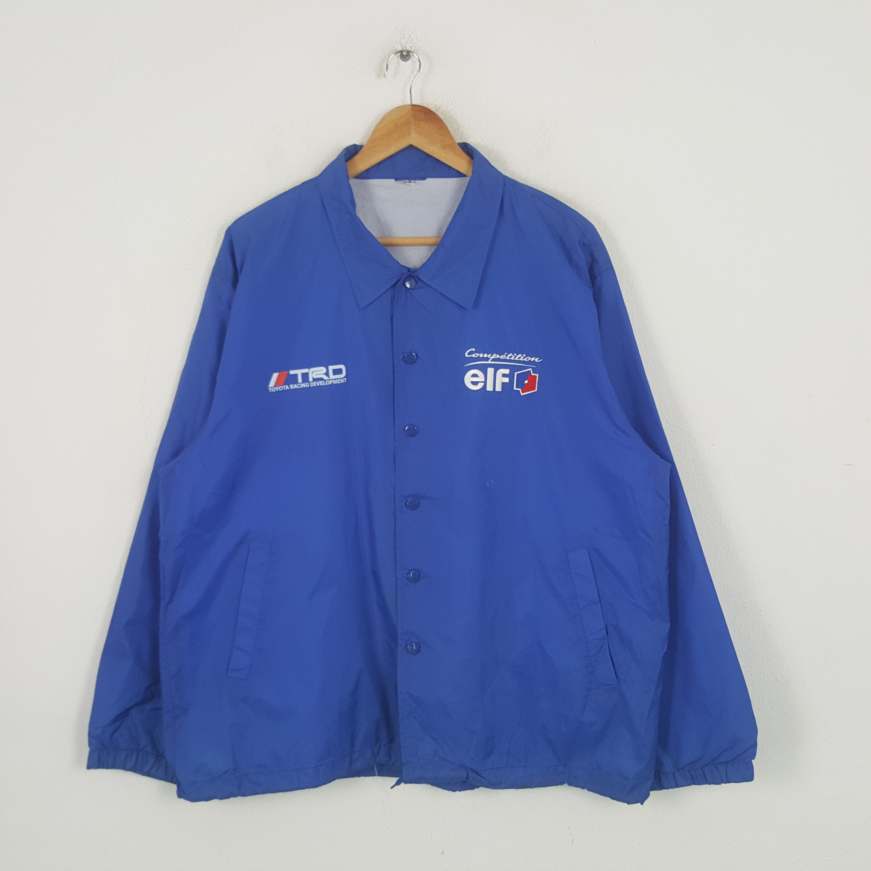 Japanese Brand Vintage ELF X Toyota Racing Development TRD Jacket RR4 Size US XL / EU 56 / 4 - 3 Thumbnail