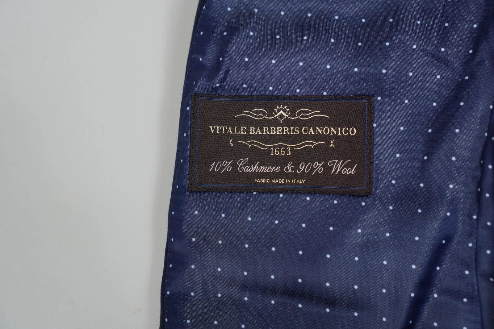 Suitsupply Men Suitsupply Blazer La Spalla Jort Wool Cashmere Navy US36 Size 36R - 6 Thumbnail