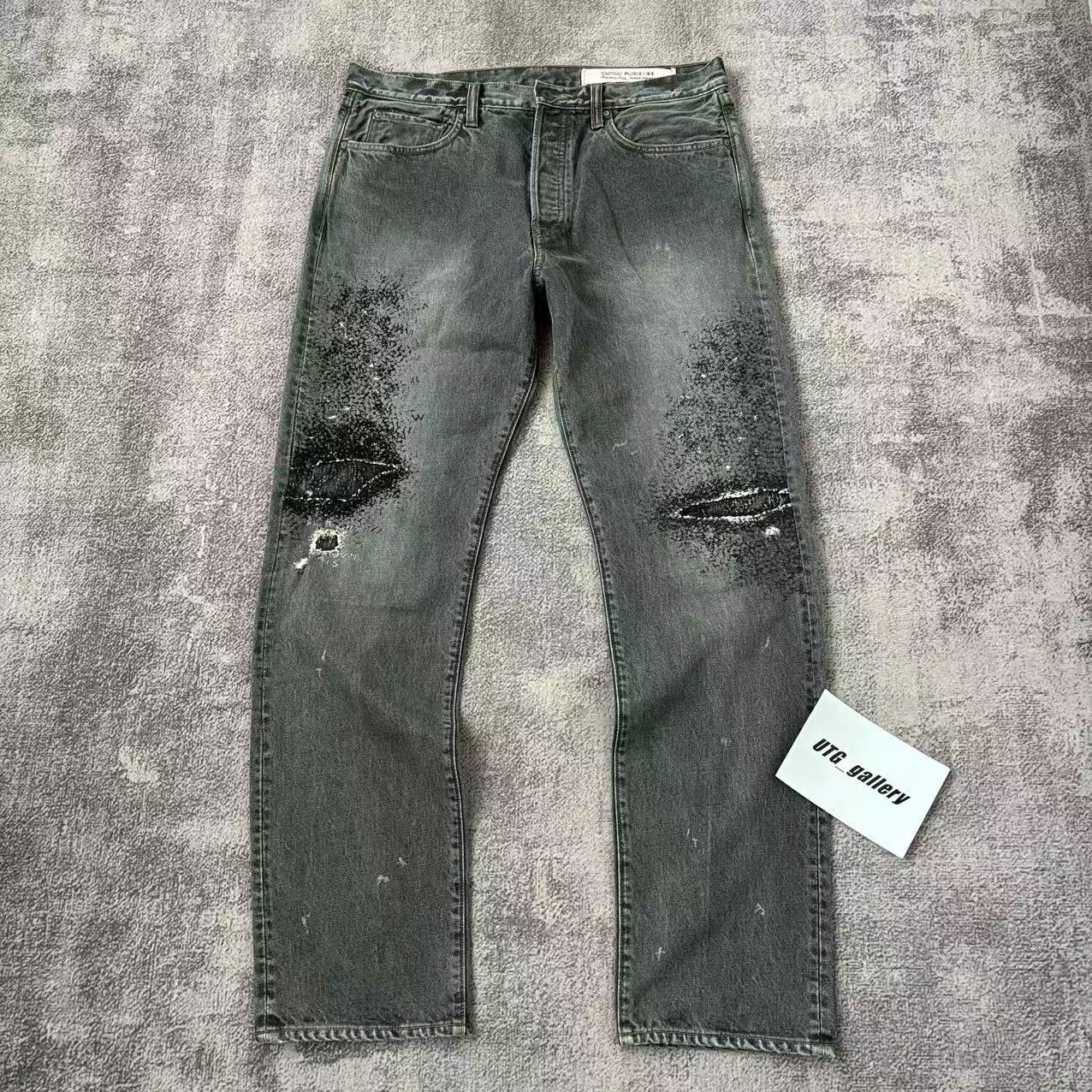 Kapital Kapital 14oz 5p Monkey Cisco Distressed Denim Jeans *size 36 Size US 36 / EU 52 - 1 Thumbnail