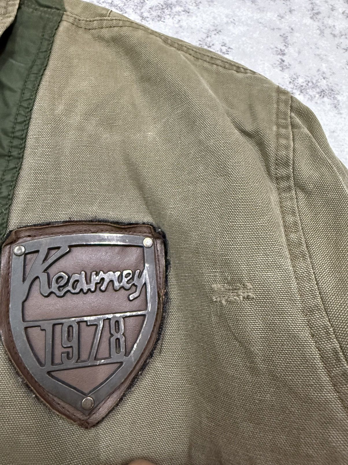 Vintage Kearny House Real old Flight Jacket Replica inspired U.Sarmy Size US L / EU 52-54 / 3 - 6 Thumbnail