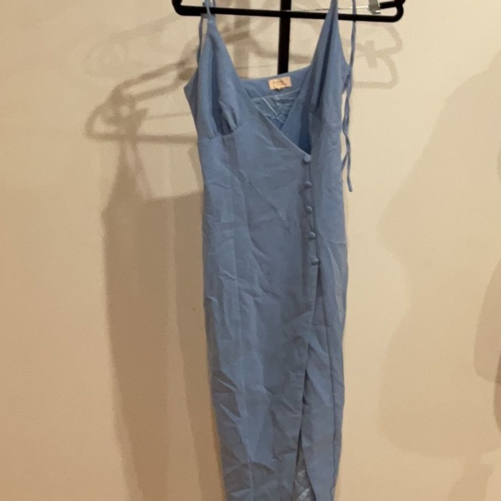Camila Coelho Camila Coelho Aaliyah Midi Dress in Periwinkle Blue, Size: S Size XS / US 0-2 / IT 36-38 - 5 Thumbnail