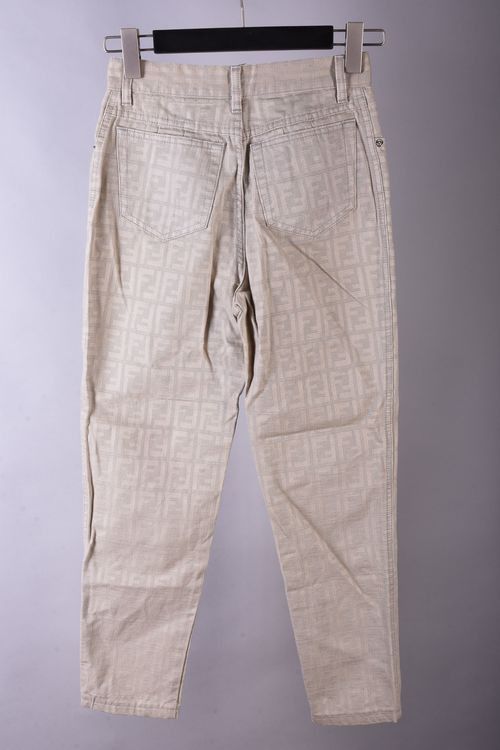 Fendi LADIES FENDI ROMA VINTAGE MONOGRAM TROUSERS Size 28" / US 6 / IT 42 - 4 Thumbnail