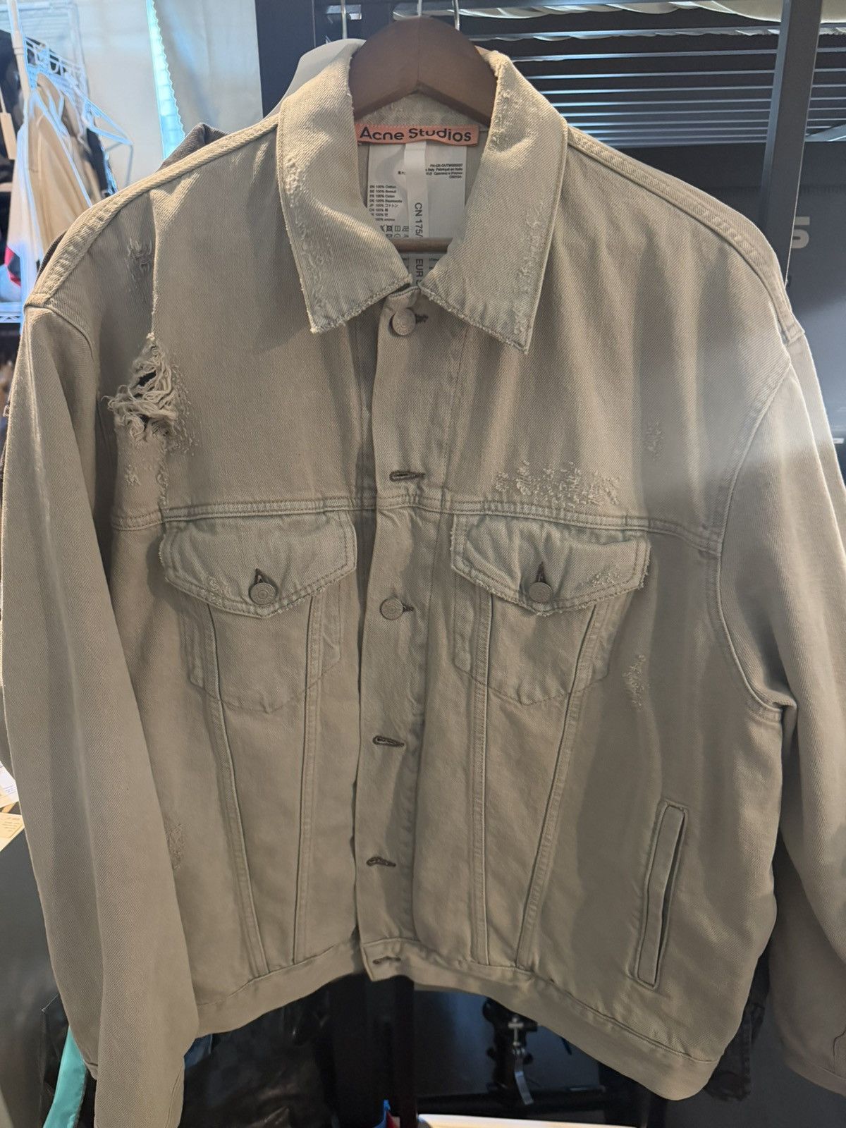 Acne Studios Acne studios relaxed fit denim jacket Size US M / EU 48-50 / 2 - 2 Thumbnail