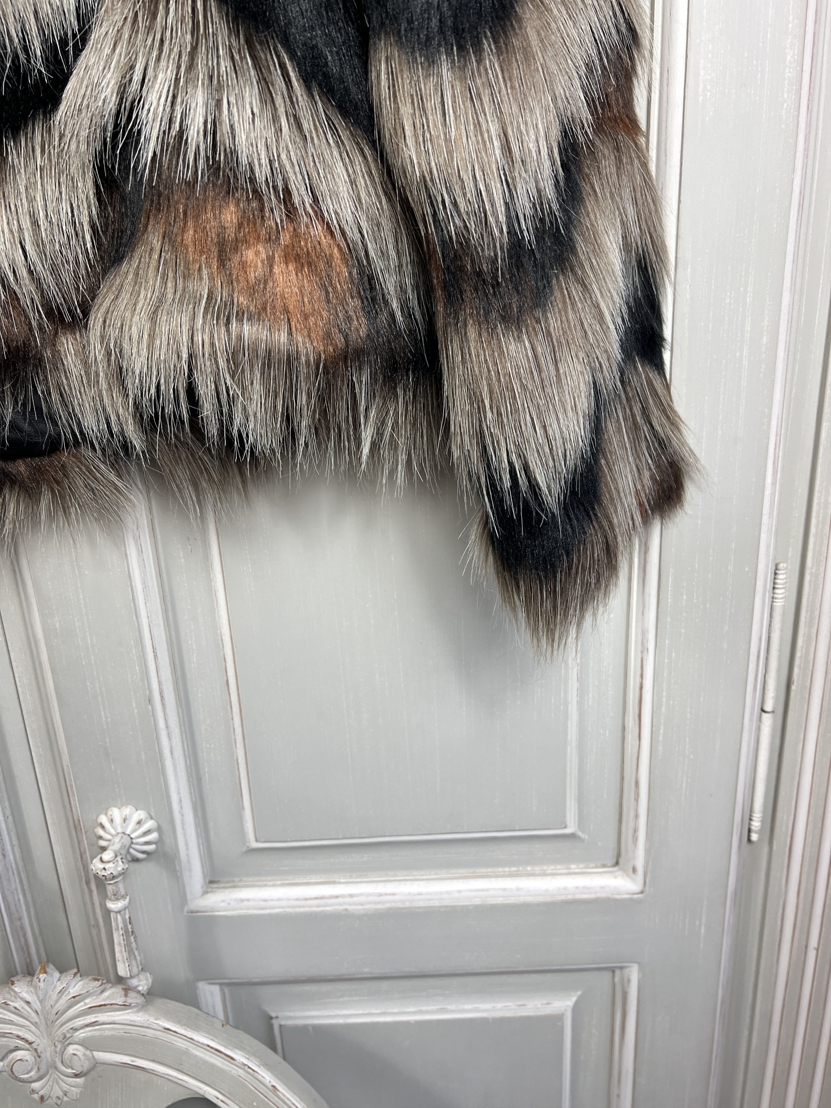 20471120 vintage cropped faux fur coat Size L / US 10 / IT 46 - 10 Thumbnail