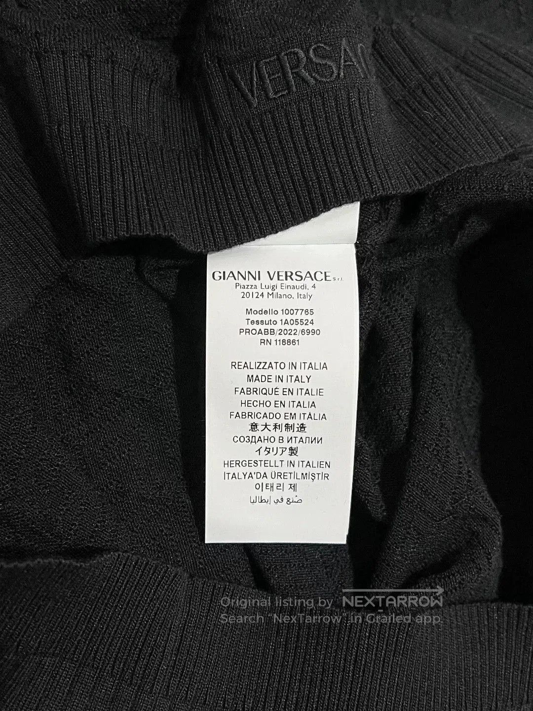 Versace VERSACE Short Sleeve Polo Shirt. Size US XS / EU 42 / 0 - 8 Thumbnail
