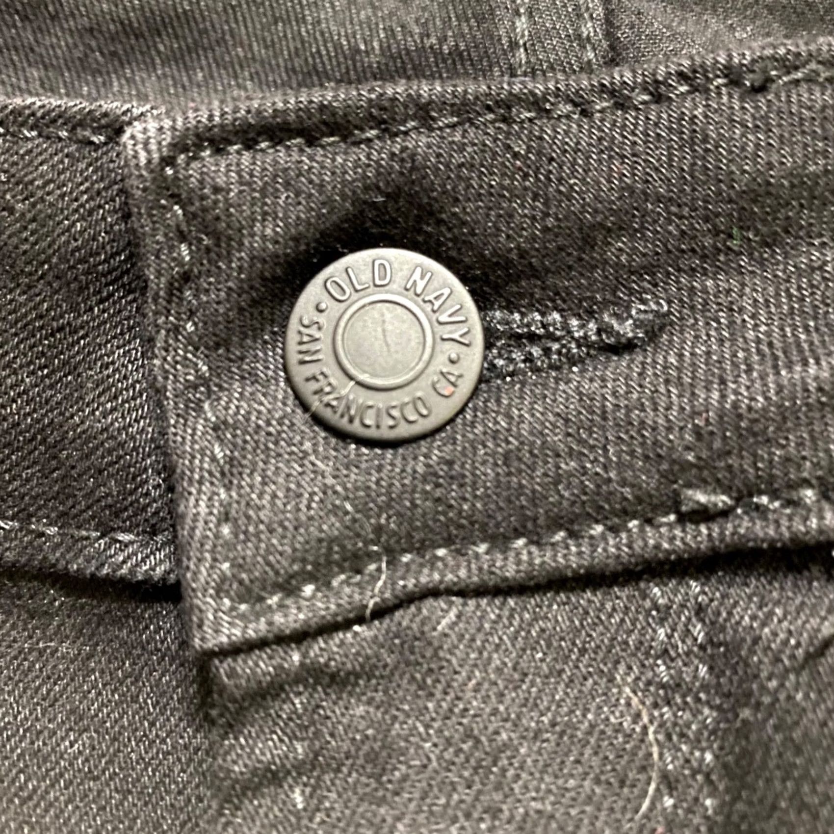 Old Navy NWT Old Navy Jeans Black Denim Bootcut High Rise 16 Dark Wash Womens Adult Regular 29in Inseam Pocket 5-Pocket Denim Shirt? Size 38" / US 16 / IT 52 - 4 Thumbnail