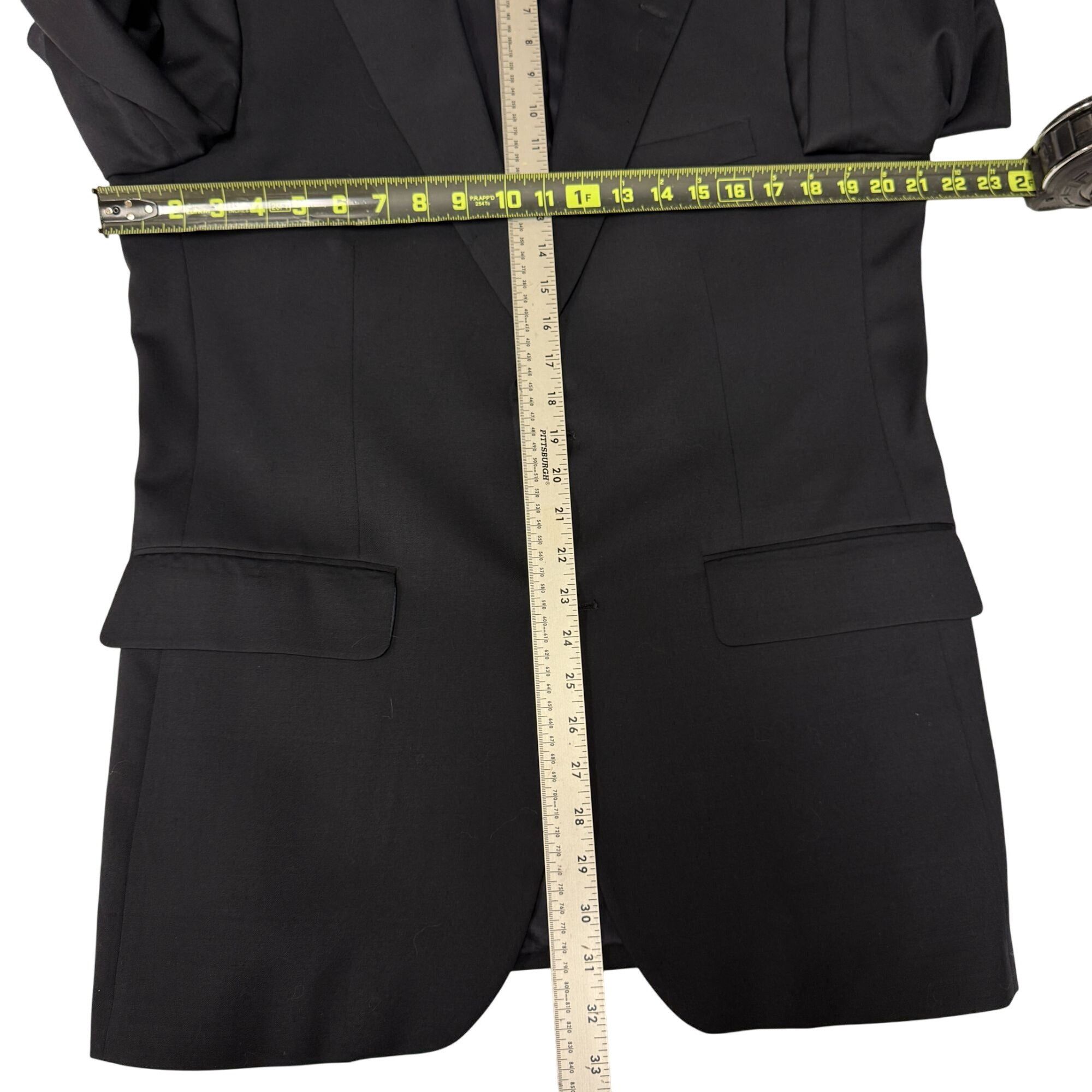 Brooks Brothers Brooks Brothers Black Sport Coat EVENING Jacket Wool Blazer Size 40R - 9 Thumbnail
