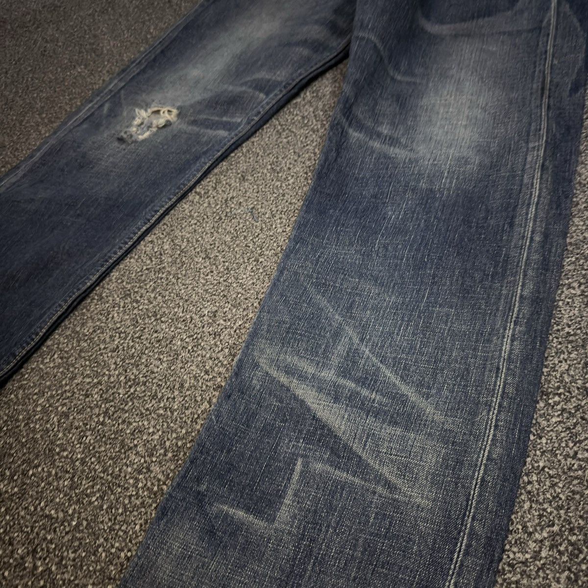 Engineered Garments × Levi's 🇯🇵 Vintage Y2K Levis 501 Stone Wash Blue Distressed Denim W30 Size US 30 / EU 46 - 5 Thumbnail