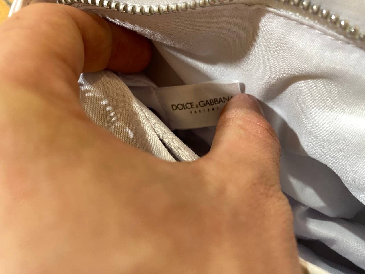 Dolce & Gabbana DOLCE & GABBANA Light blue Costmetic Pouch bag Size ONE SIZE - 6 Thumbnail