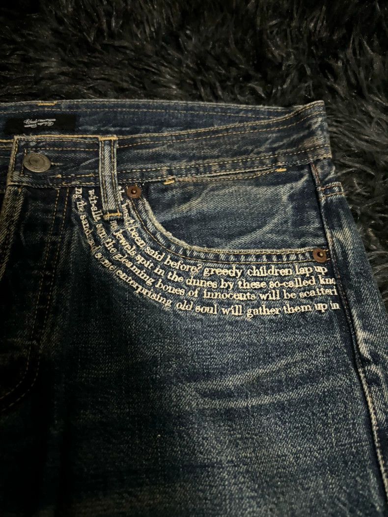 Undercover Undercover size 2 09 SS NEOBOY POP TONES wash poetry embroi Size US 28 / EU 44 - 6 Thumbnail