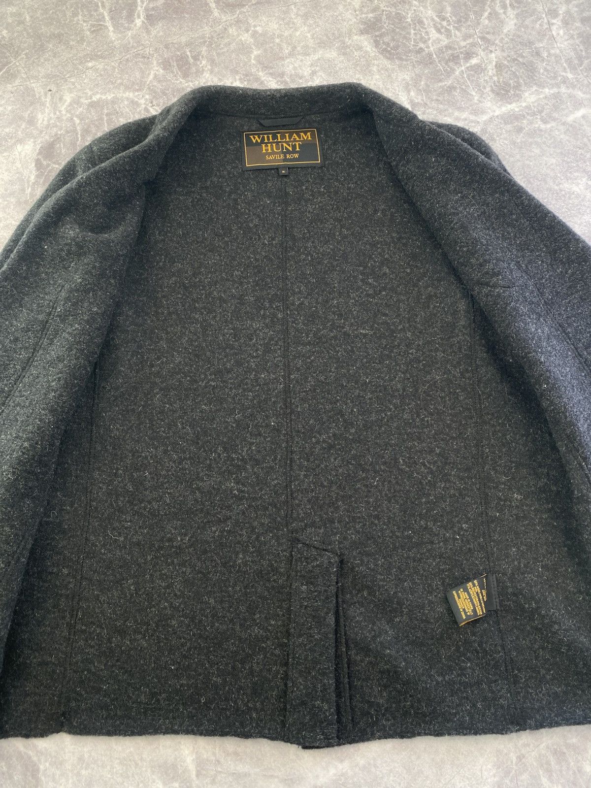 William Hunt William Hunt Wool Blend Front Pocket Unlined Blazer Size: M Size 48R - 6 Thumbnail