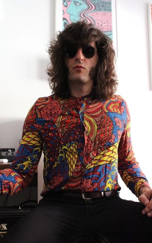 Other Vtg. Italian 70´s Italian Psychedelic shirt Size US M / EU 48-50 / 2 - 4 Thumbnail