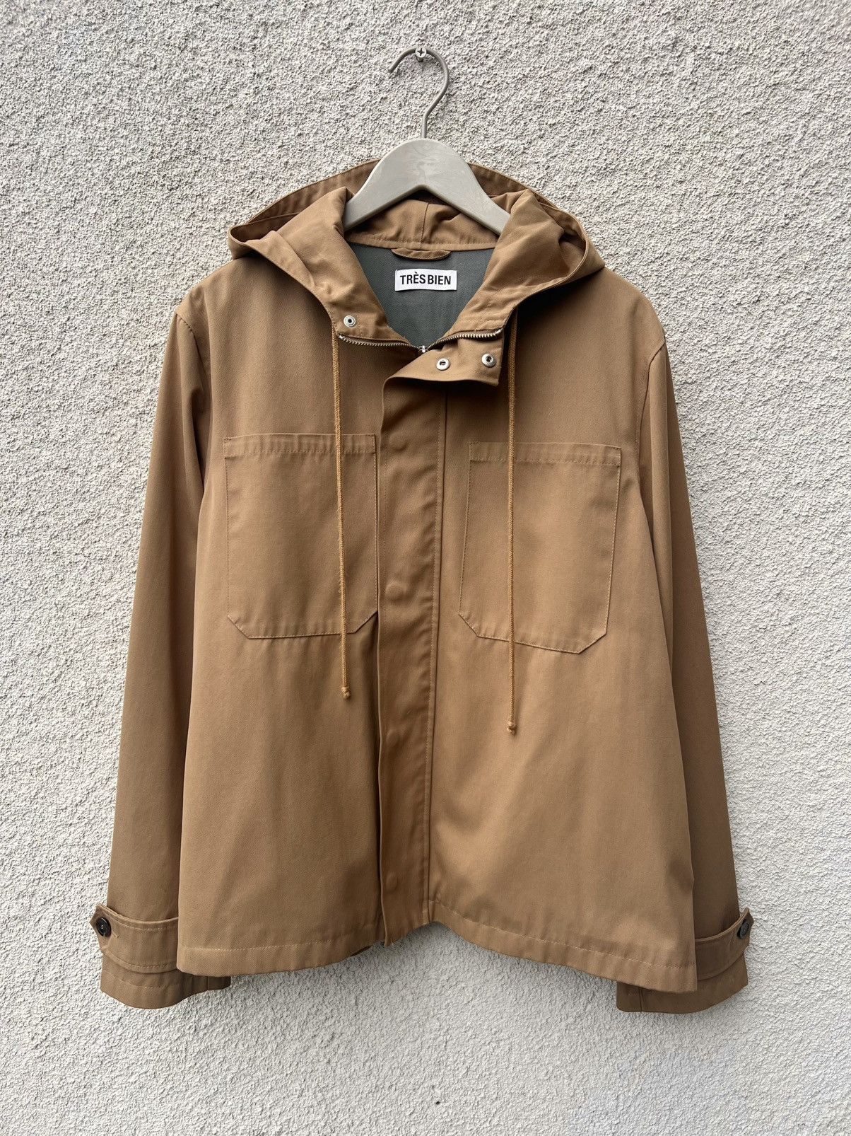 Tres Bien Très Bien Short Trench Parka Beige Men’s Size 48 Medium Size US M / EU 48-50 / 2 - 1 Thumbnail