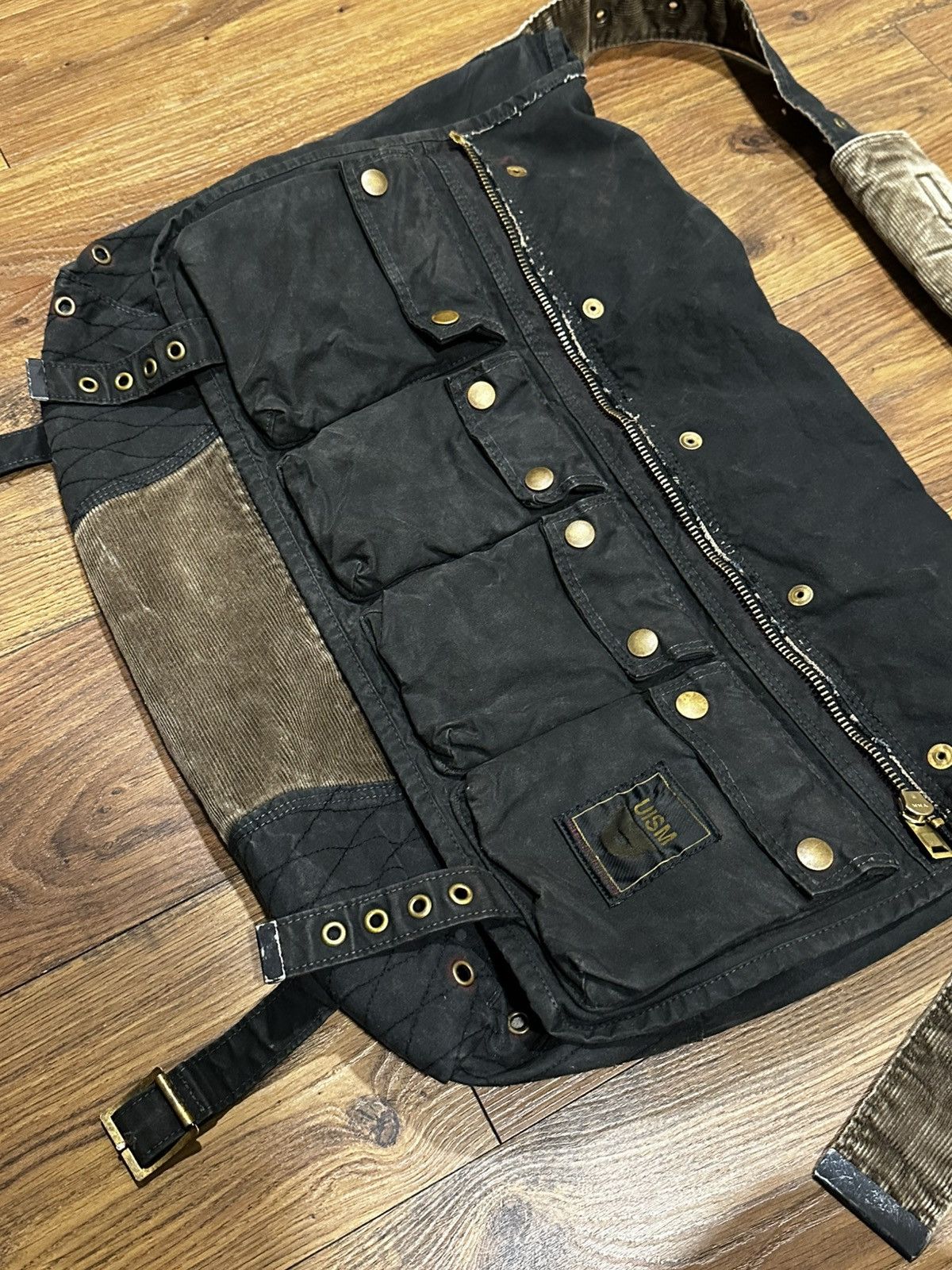 Undercover Undercover AW08 “Unreal Real Clothes” Waxed Messenger Bag Size ONE SIZE - 3 Thumbnail