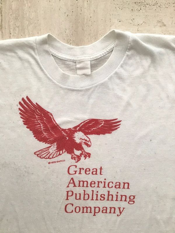 Vintage 70s Vintage tee USA Single stitch GAPC american company Size US S / EU 44-46 / 1 - 3 Thumbnail