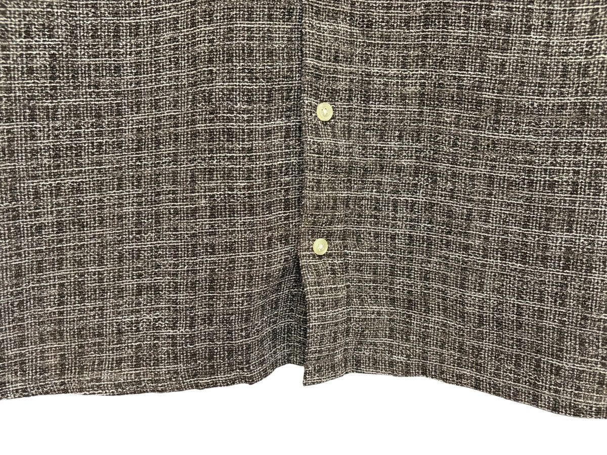 Playboy VINTAGE MAIAMI PLAYBOY MULTI TONAL CROSS HATCH WOVEN SHIRT Size US M / EU 48-50 / 2 - 9 Thumbnail