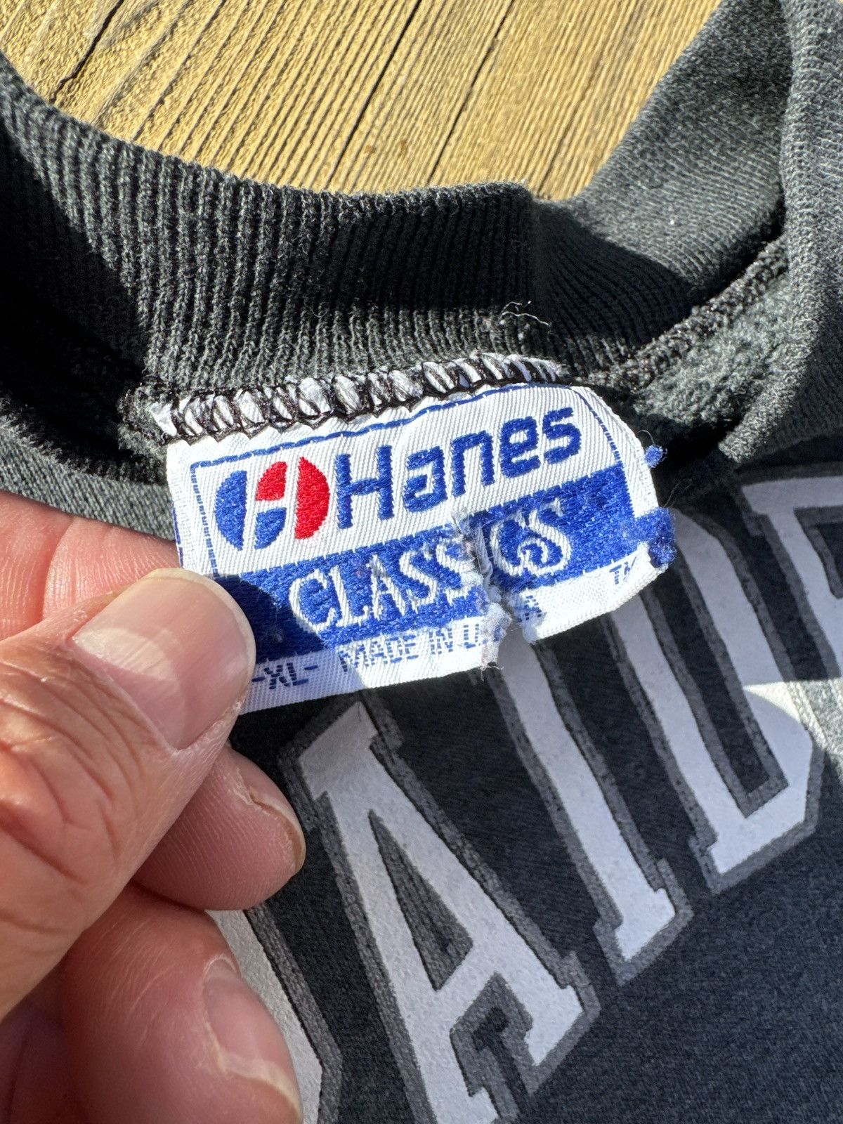 Vintage Vintage 80s Los Angeles Raiders Shield Logo Crewneck XL Size US XL / EU 56 / 4 - 12 Thumbnail