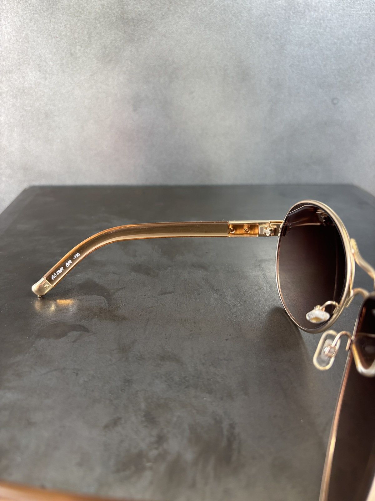 Chloe × Vintage 2000s Chloe Sunglasses Y2K Vintage Aviators LVMH Sparkle Size ONE SIZE - 11 Thumbnail