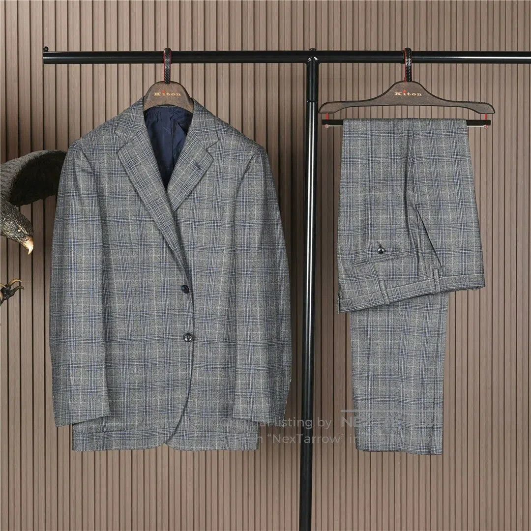 Kiton Cashmere Suit Set.