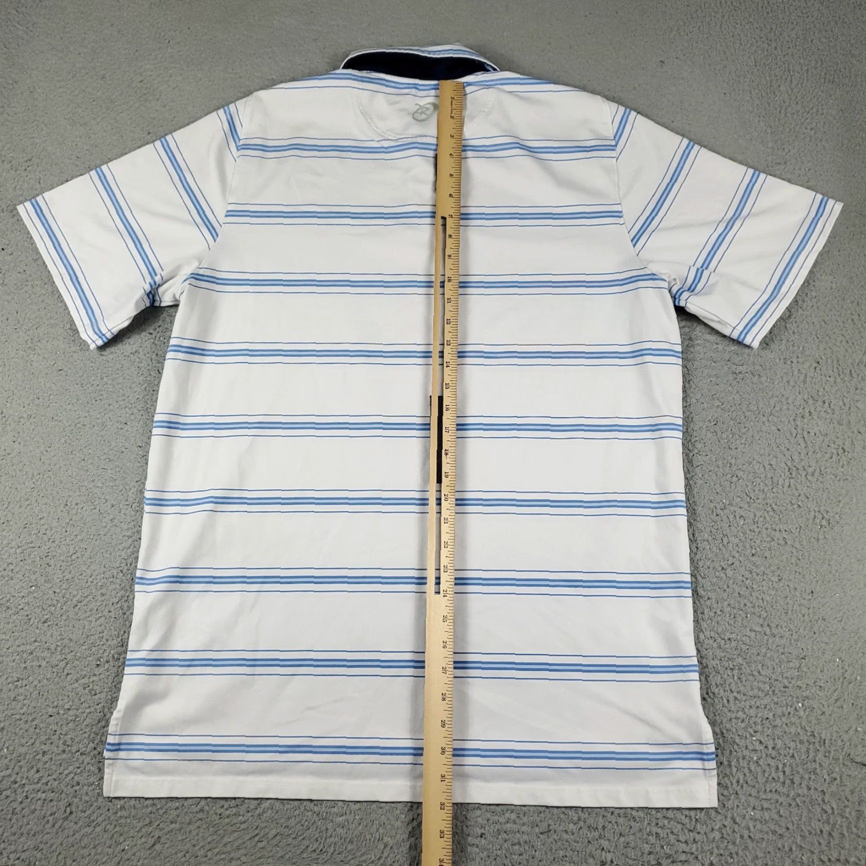 Vintage Zero Restriction Polo Shirt Mens XL White Striped Polo Short Sleeve Casual Shirt Vintage? No. Size US XL / EU 56 / 4 - 5 Thumbnail