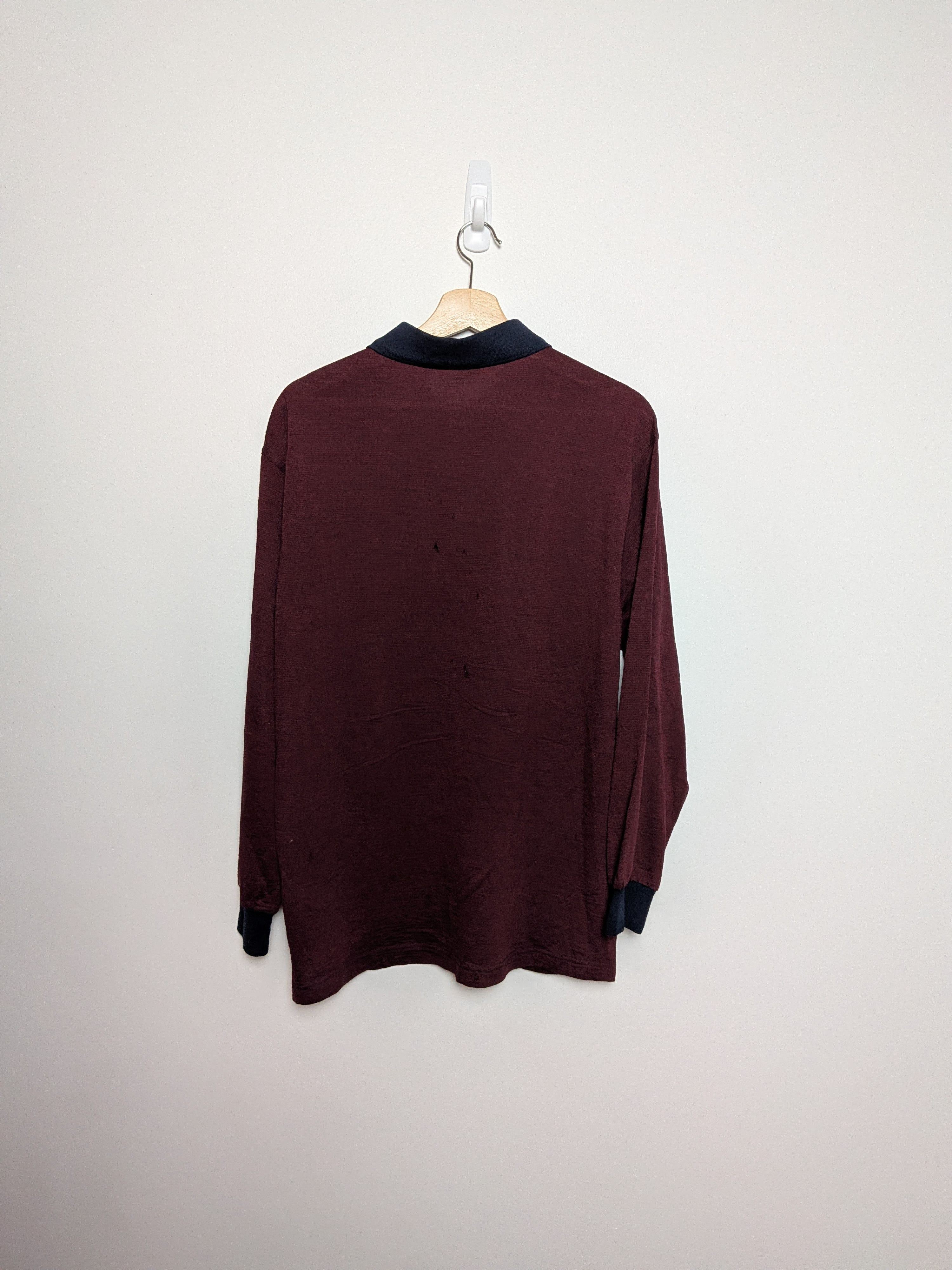 Balenciaga Vintage Balenciaga Polo Long Sleeve Shirt Size US L / EU 52-54 / 3 - 7 Thumbnail