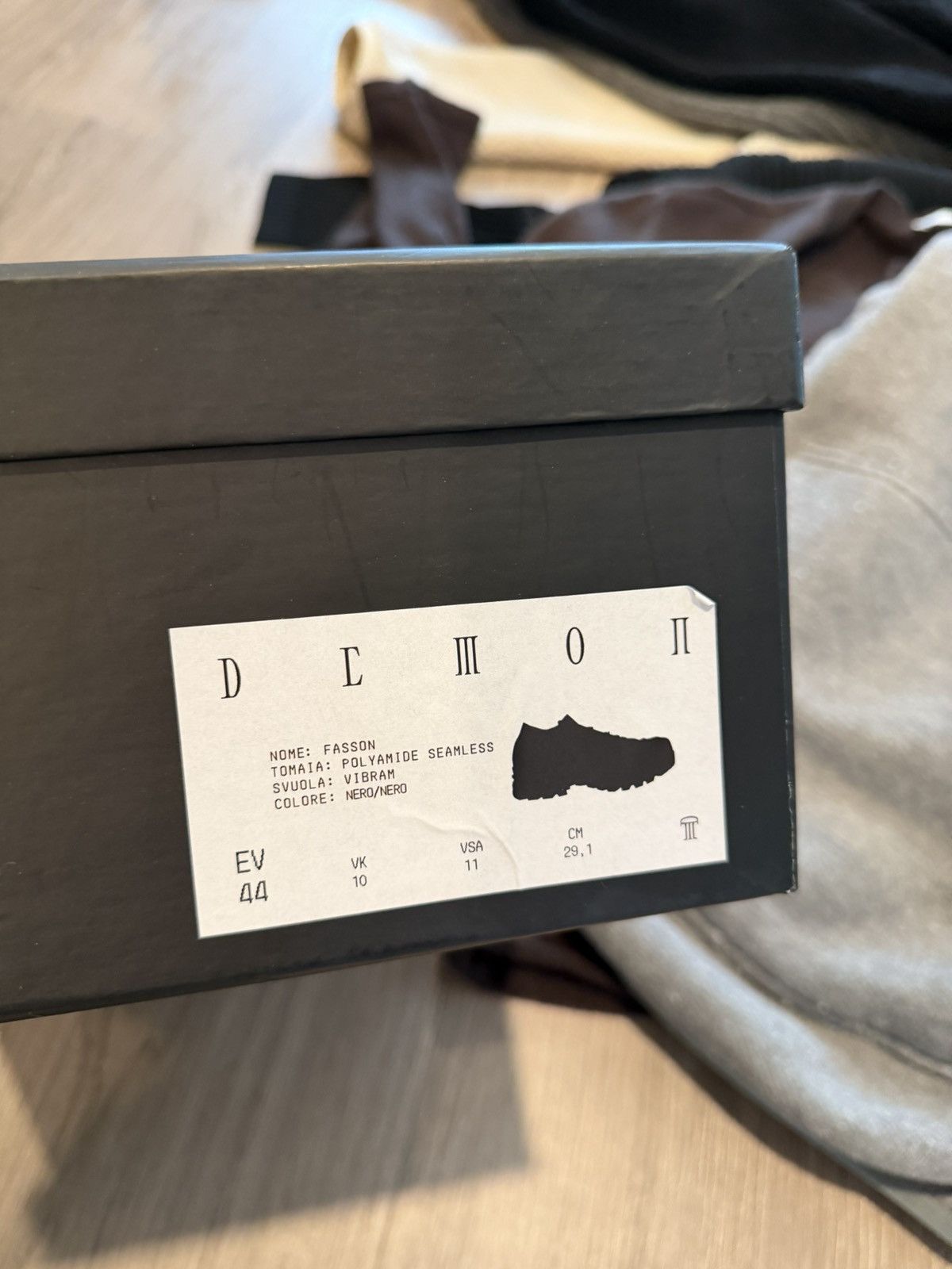 Demon Demon Black Sneaker Sz 44 Size US 10 / EU 43 - 13 Thumbnail