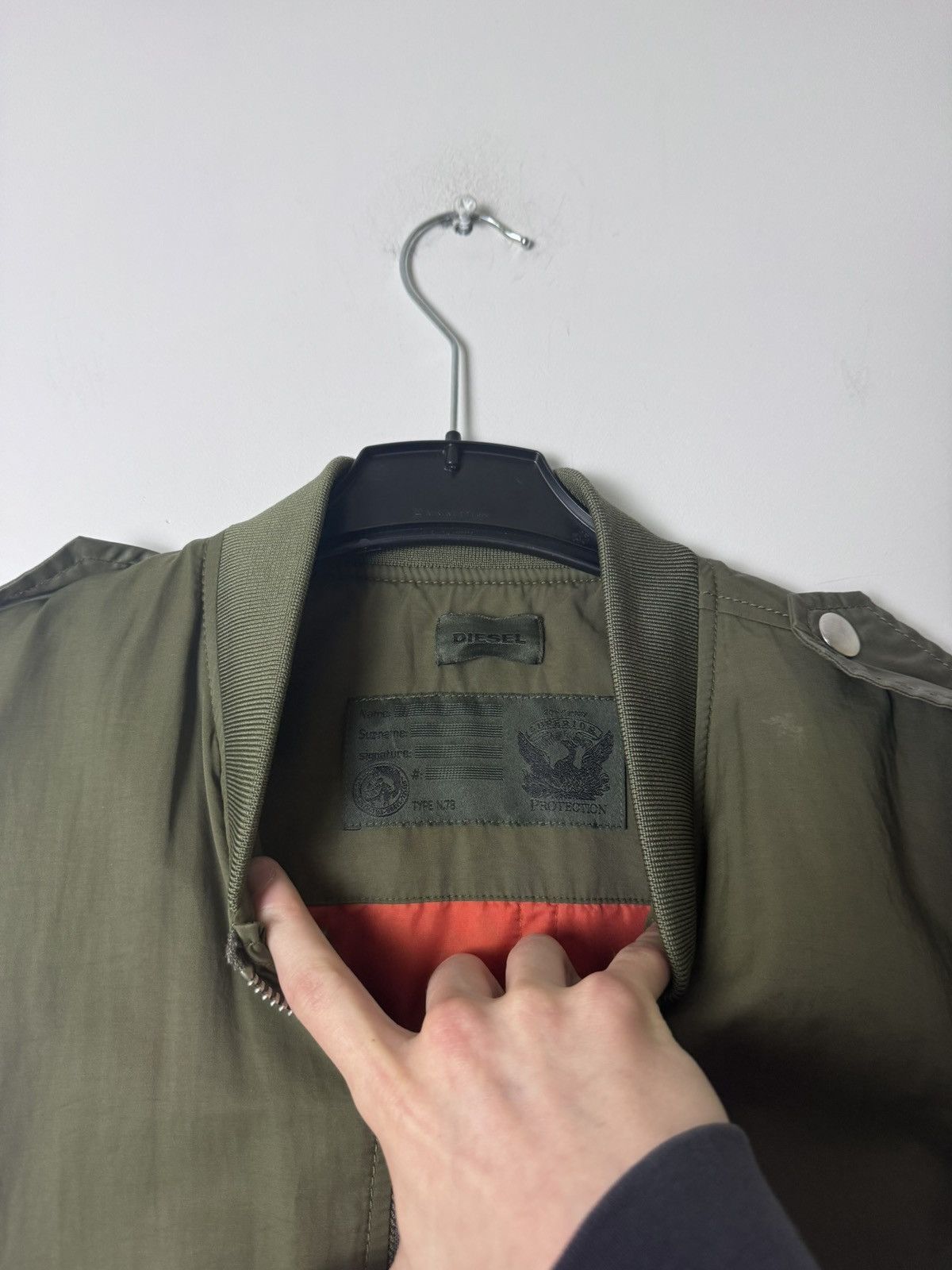 Diesel Diesel Olive Military Bomber Jacket Archive Avant Garde Size US M / EU 48-50 / 2 - 6 Thumbnail