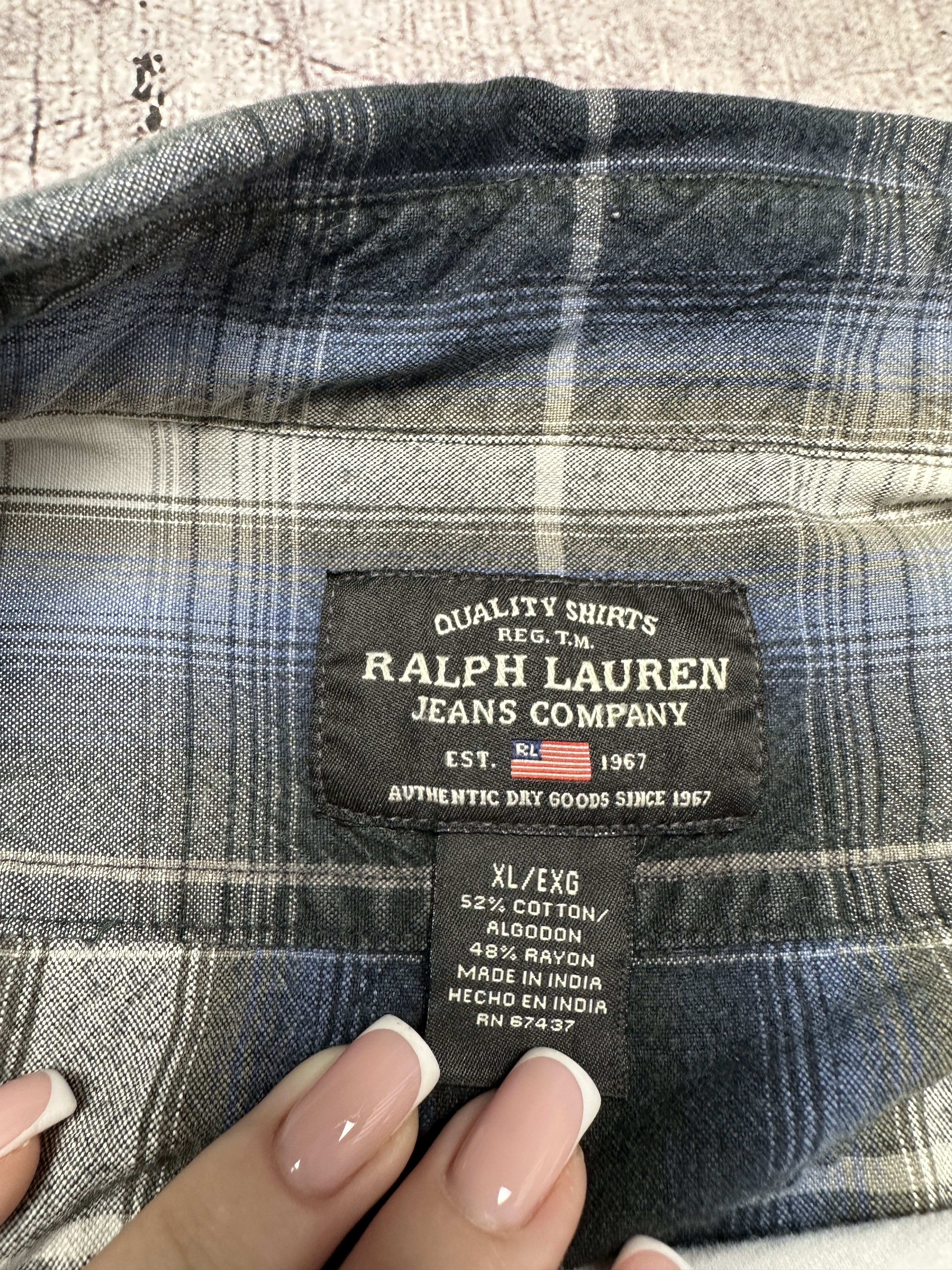 Polo Ralph Lauren Polo Jeans Co Ralph Lauren Vintage Mens Long Sleeve Shirt Size US XL / EU 56 / 4 - 4 Thumbnail