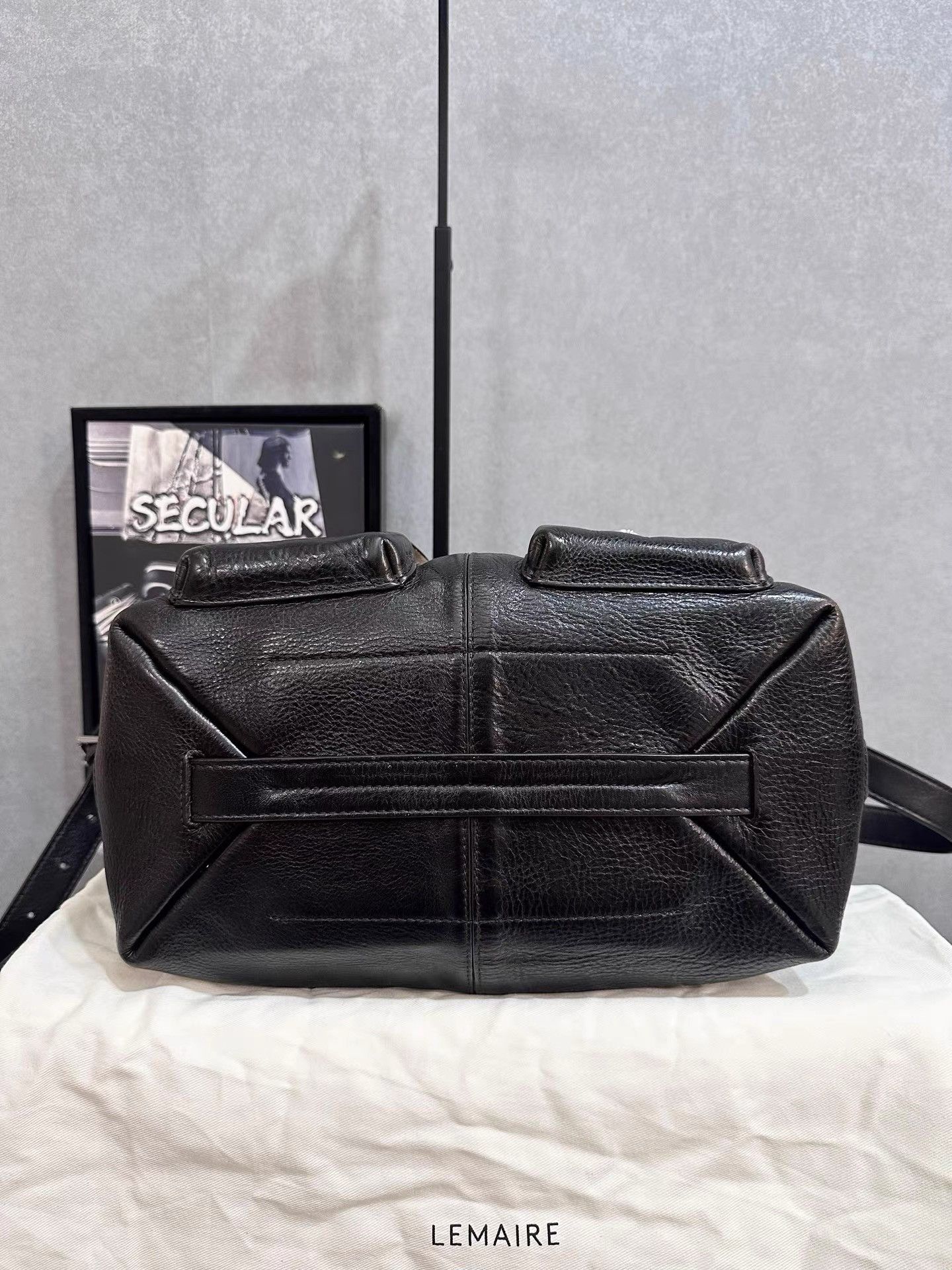 Lemaire Lemaire Medium Dark Coffee Gear Bag K34 Size ONE SIZE - 8 Thumbnail