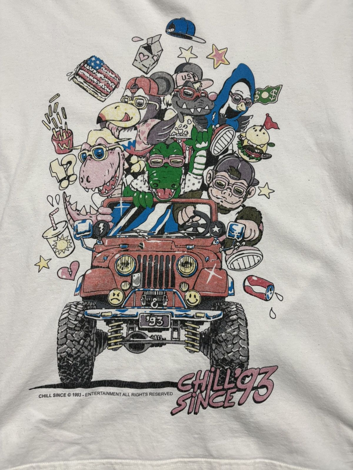 Vintage Vintage Chill Since 1993 Cartoon Graphic Long Sleeve Y2K M Size US M / EU 48-50 / 2 - 7 Thumbnail