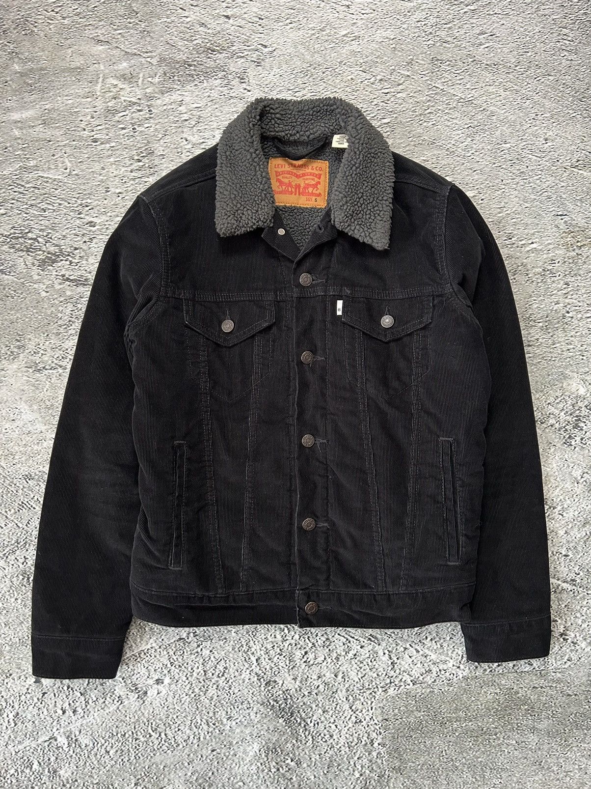 Levi's Levi’s Sherpa jacket corduroy vintage black Size US S / EU 44-46 / 1 - 1 Thumbnail