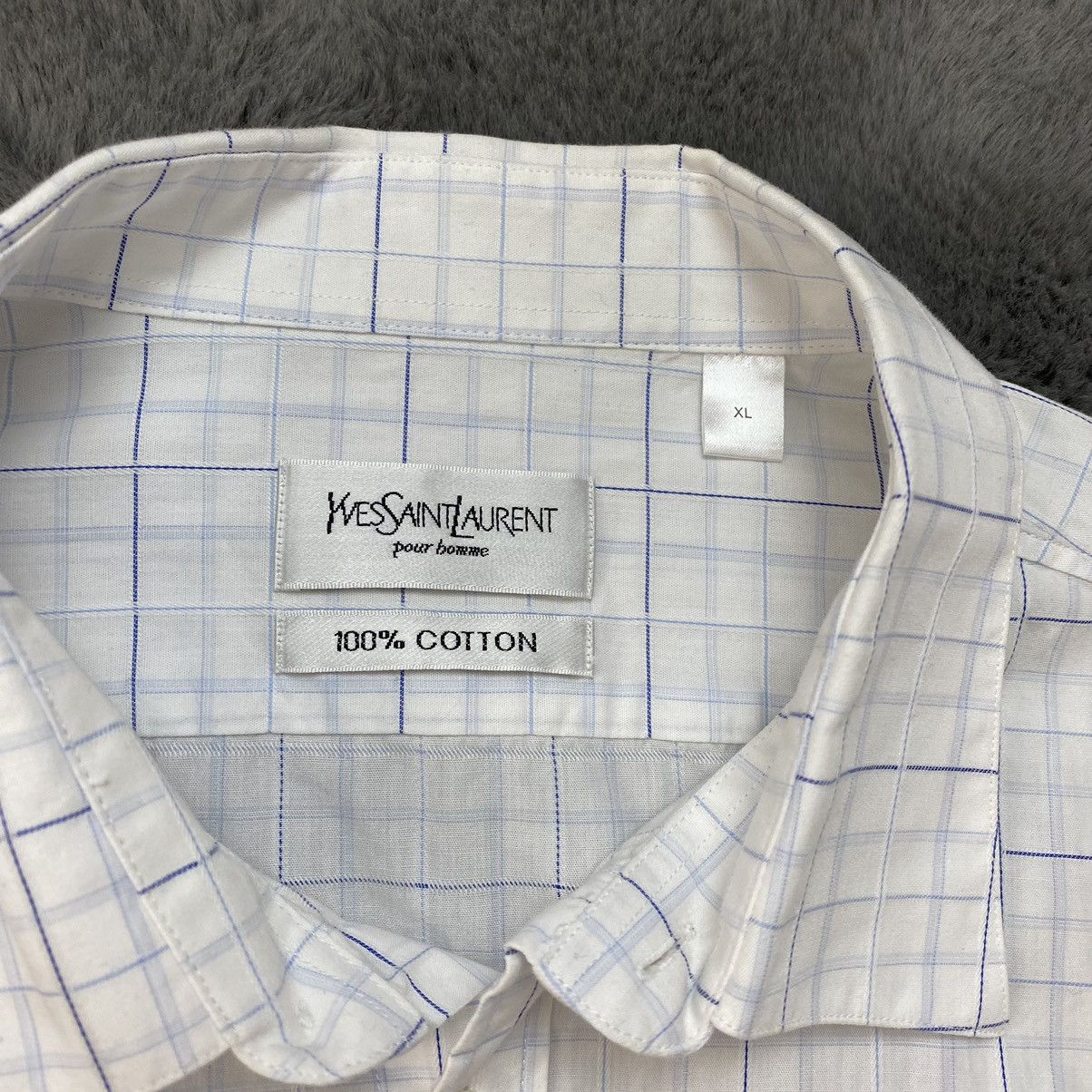 Vintage × Yves Saint Laurent Yves Saint Laurent Shirt Long Sleeve Xl Vintage Size US XL / EU 56 / 4 - 7 Thumbnail