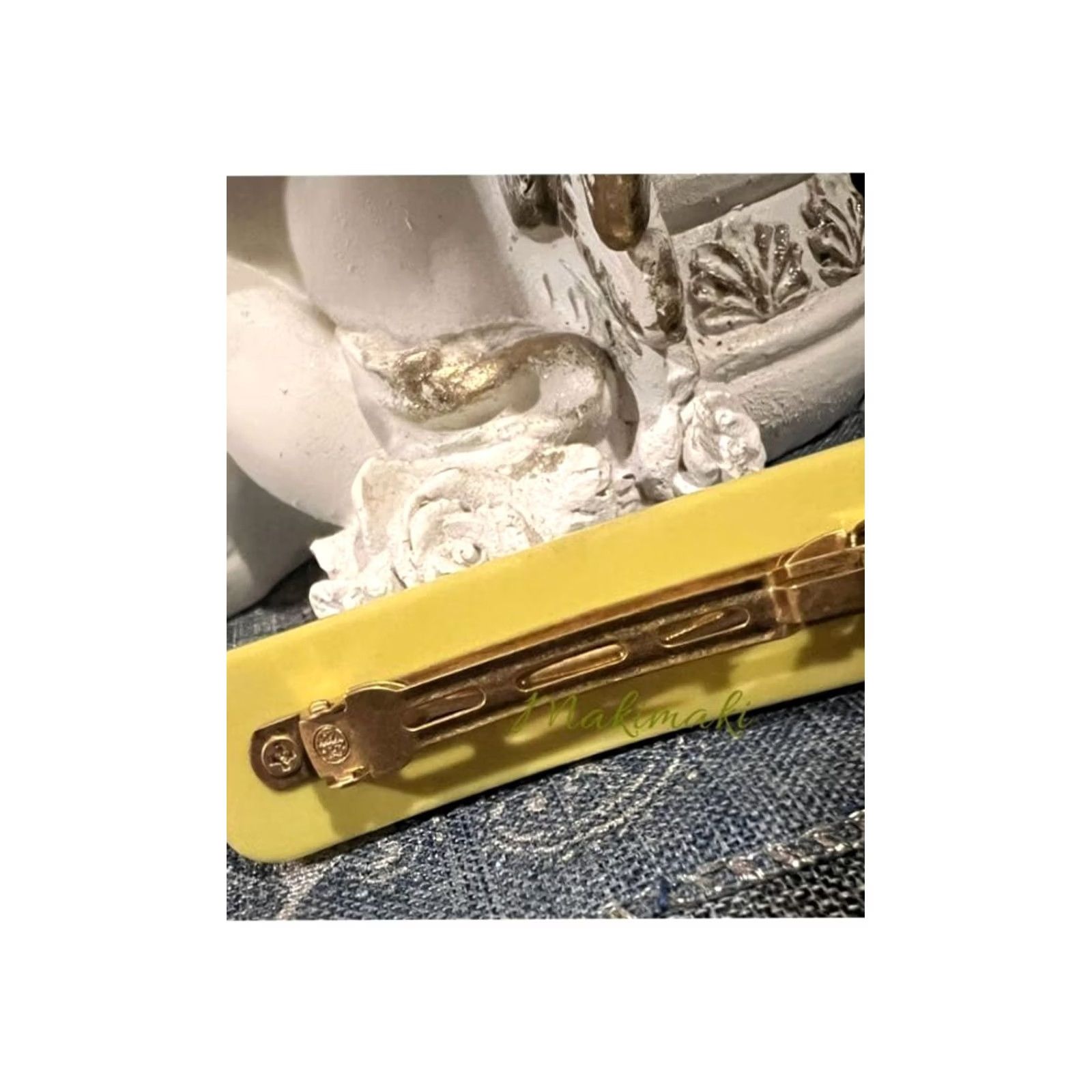 Tory Burch Tory Burch Women Hair Accessory Logo Mark Sparkling Designer Size ONE SIZE - 4 Thumbnail