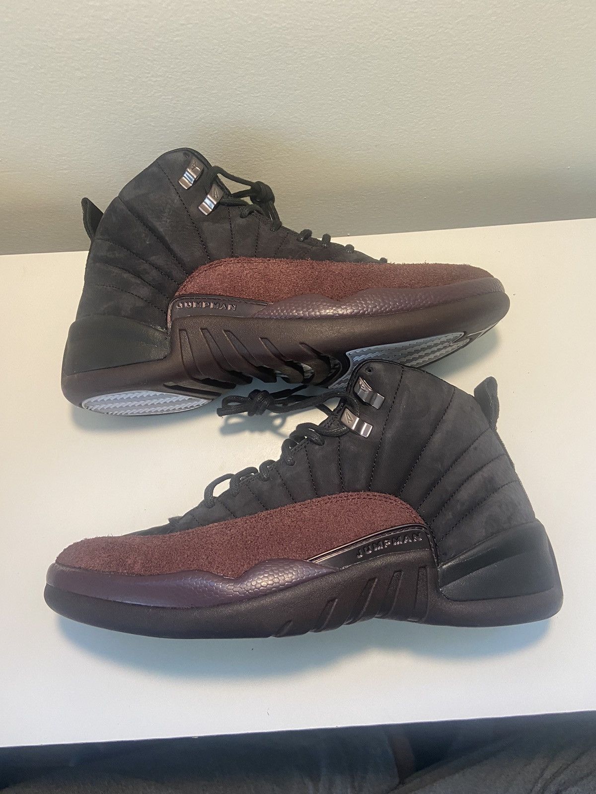 Jordan Brand Jordan 12 Retro SP x A Ma Maniere Mid Black Size US 10.5 / IT 40.5 - 5 Thumbnail