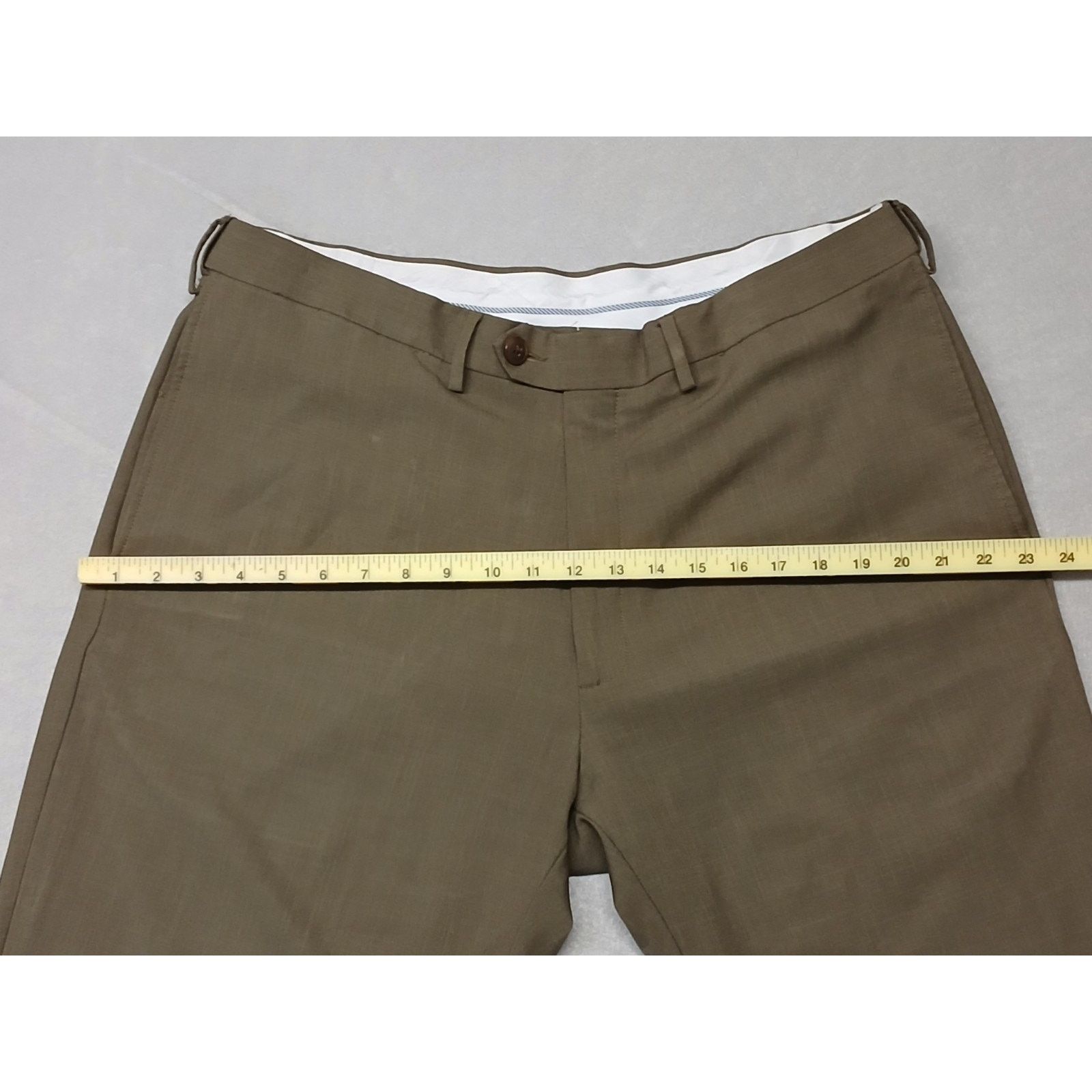 Haggar Haggar 38x32 Beige Polyester Relaxed Comfort Classic Pants Size US 38 / EU 54 - 5 Thumbnail