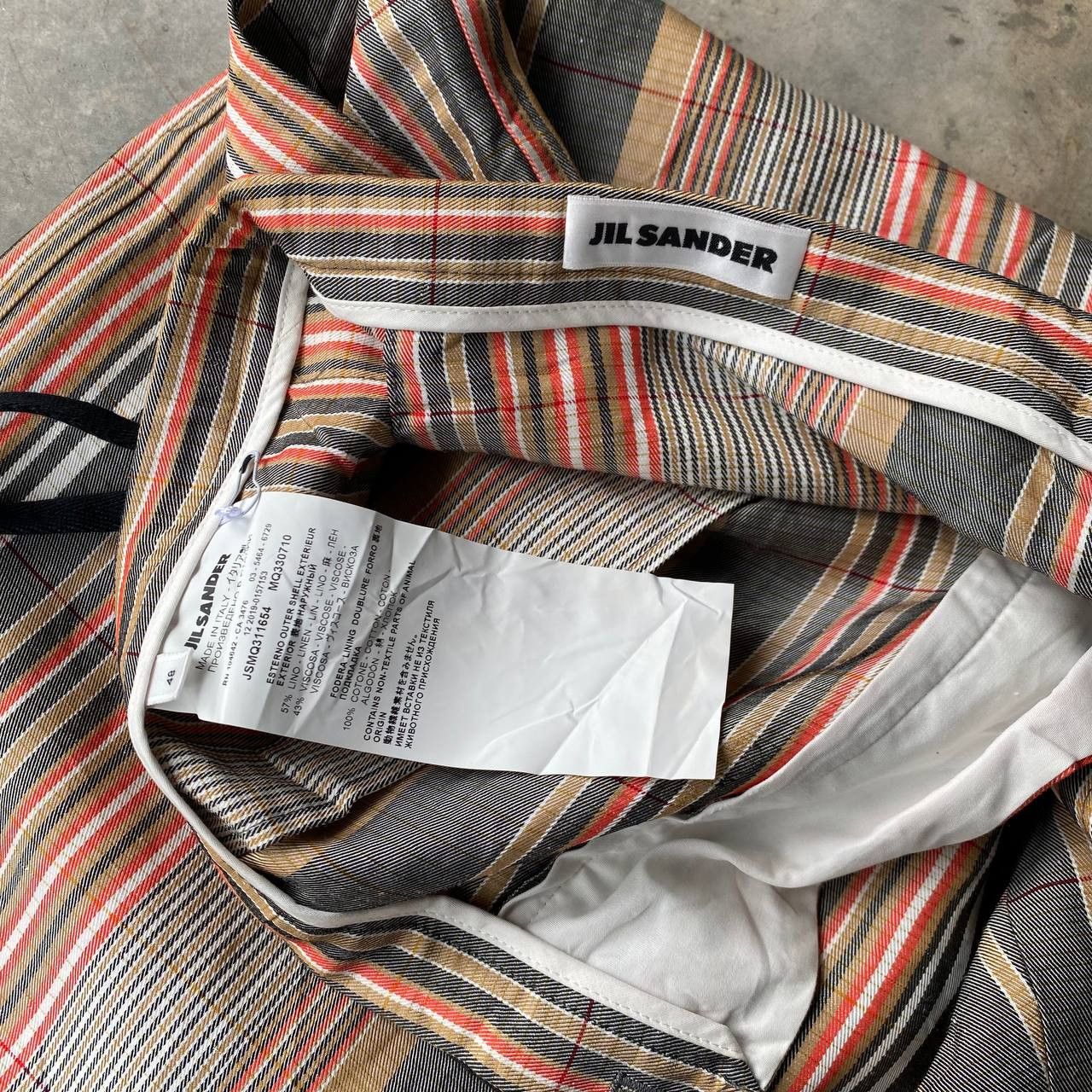 Jil Sander Authentic Jil Sander SS19 Rainbow Striped Linen&Viscose Size US 36 / EU 52 - 10 Thumbnail