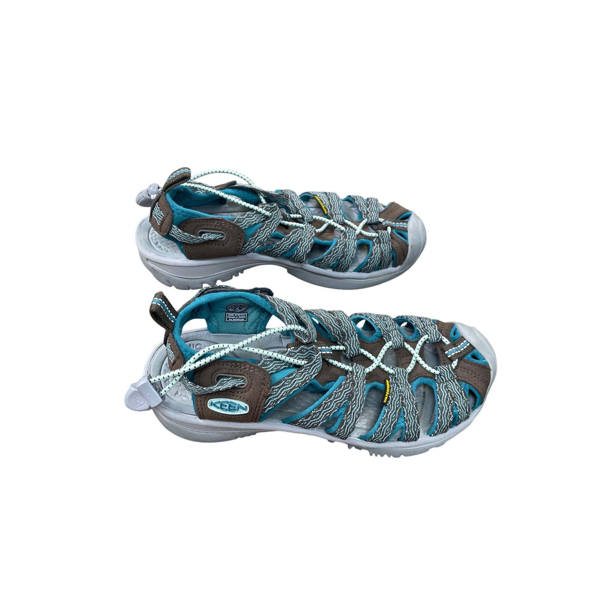KEEN Keen Womens Turquoise & Brown Water Hiking Shoes Size 6 SKU Size US 6 / IT 36 - 4 Thumbnail