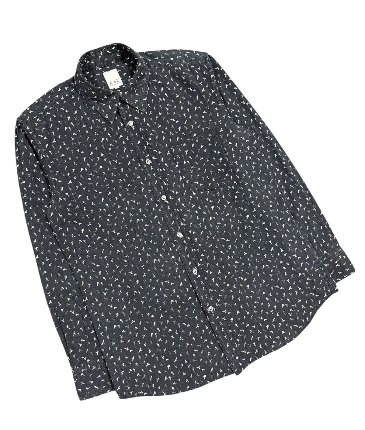 Yohji Yamamoto A.A.R Yohji Yamamoto Printed Shirt Button Ups Designer Size US L / EU 52-54 / 3 - 5 Thumbnail
