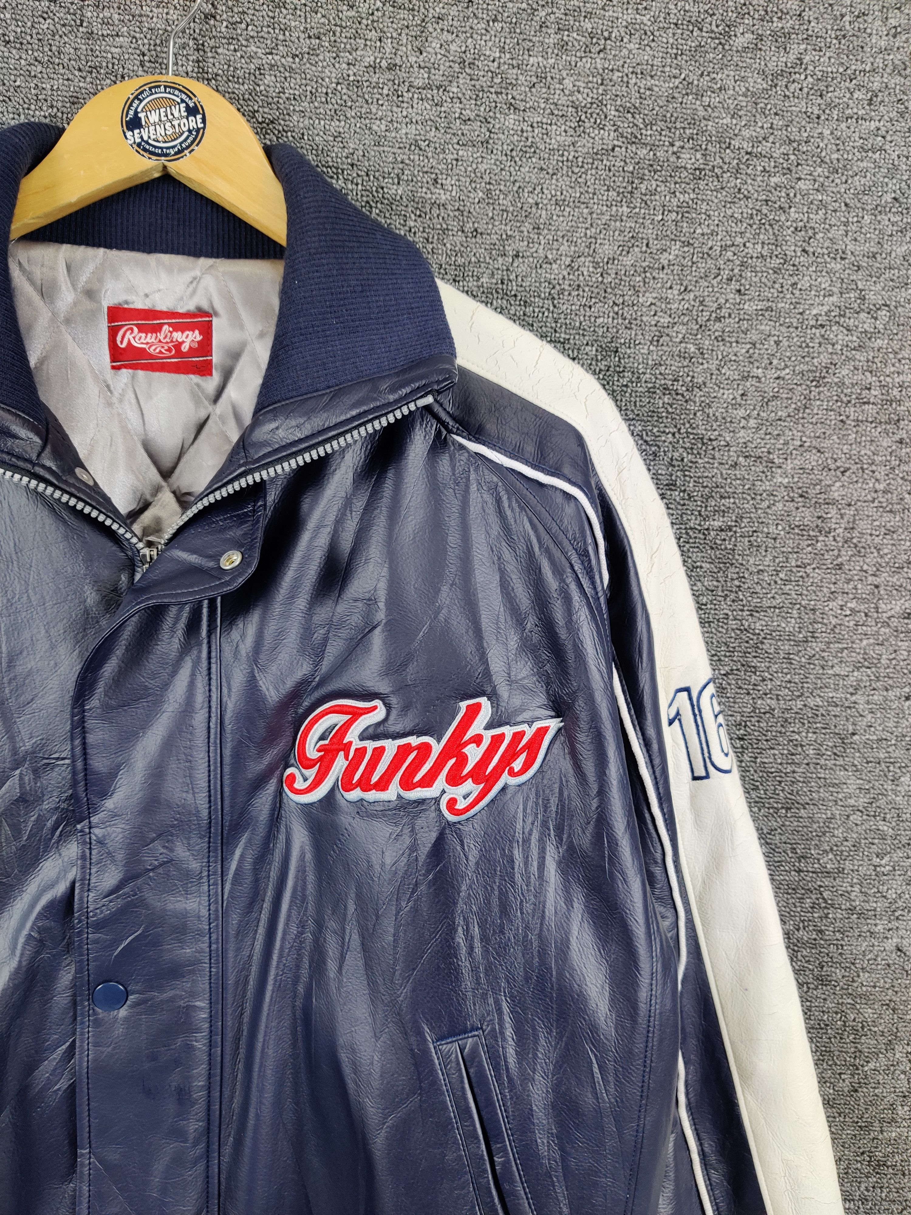 Japanese Brand Vintage Rawlings Funkys Bomber Jacket Size US L / EU 52-54 / 3 - 7 Thumbnail