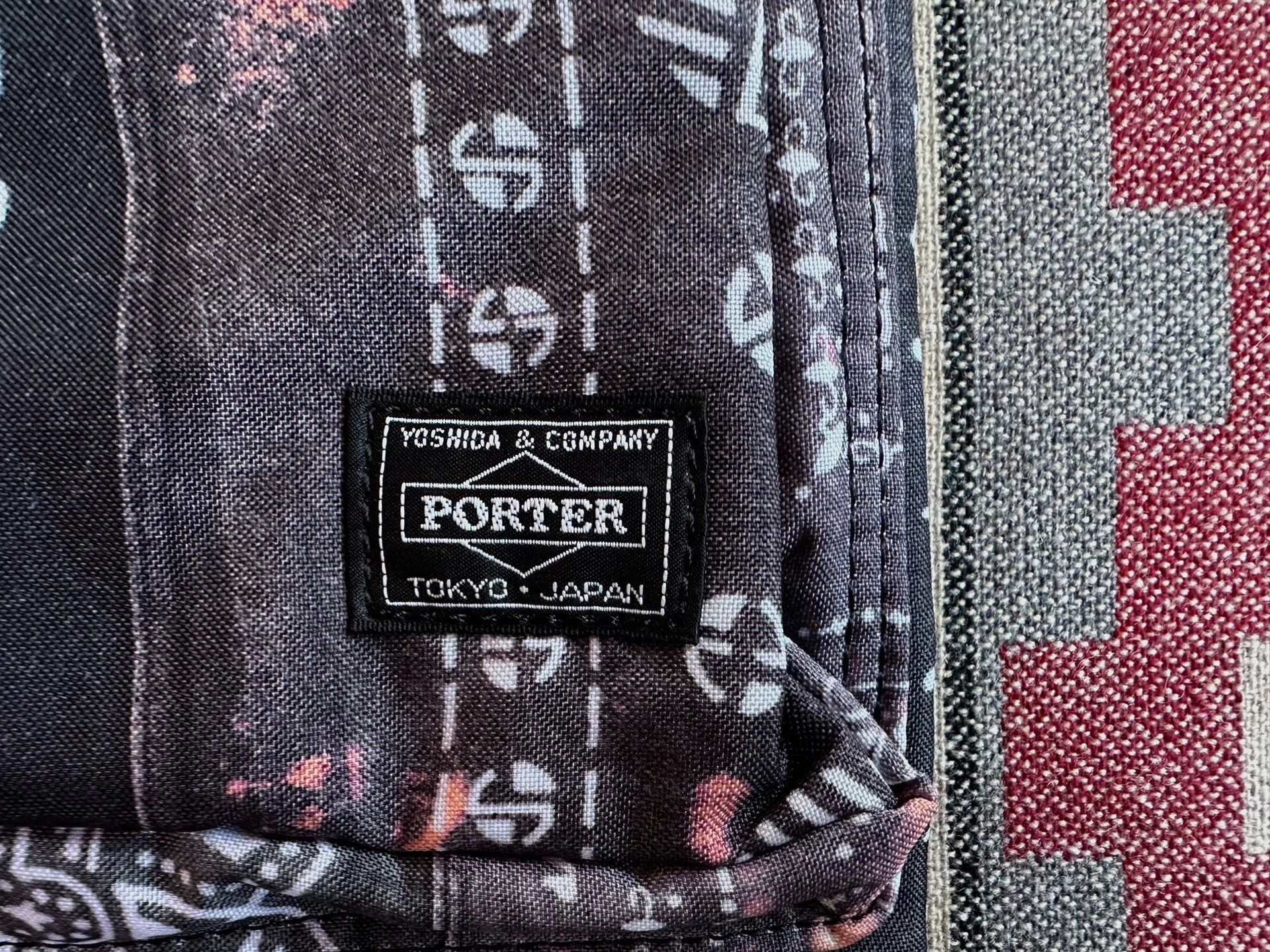 Neighborhood Neighborhood x Porter-Yoshida Black Cashew Print Tote Size ONE SIZE - 4 Thumbnail