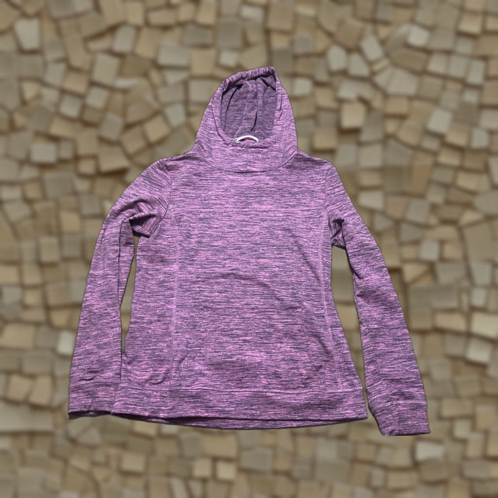 Vintage Crane Hoodie Women S Purple Long Sleeve Pullover Size S / US 4 / IT 40 - 1 Thumbnail