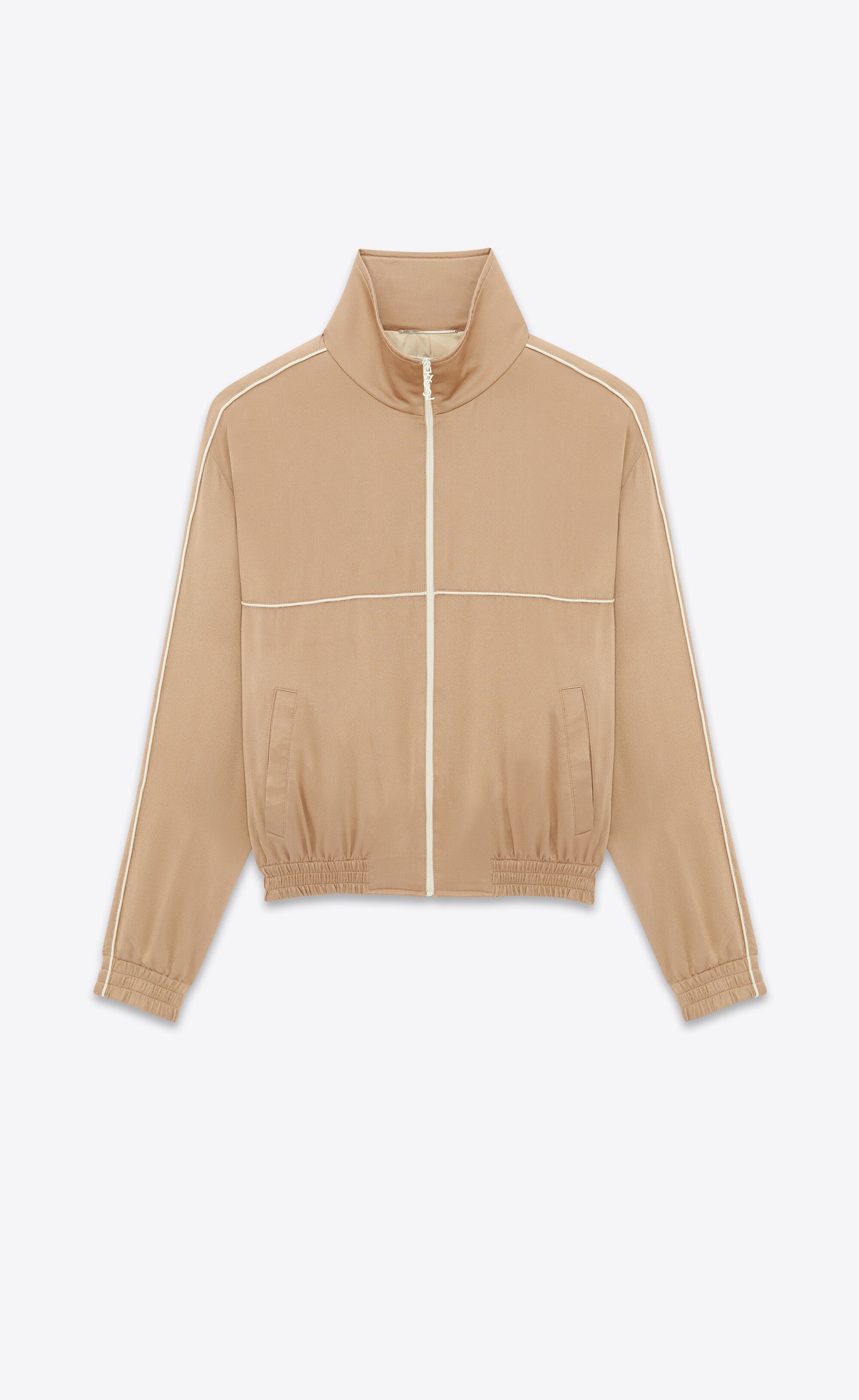 Saint Laurent Paris Teddy Jacket in crepe satin Size US XL / EU 56 / 4 - 1 Thumbnail