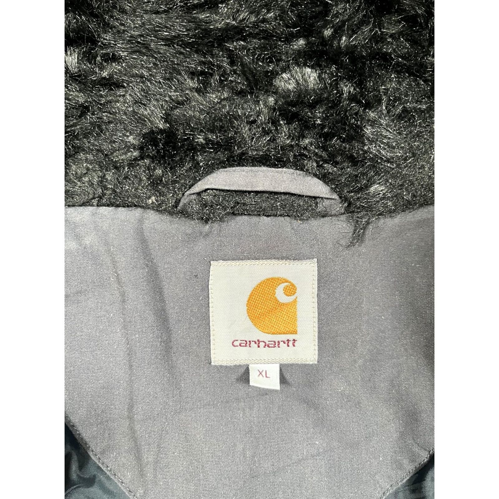Carhartt Carhartt Coat Mens XL Gray Canvas Hooded Insulated Trapper Parka Workwear Size US XL / EU 56 / 4 - 3 Thumbnail