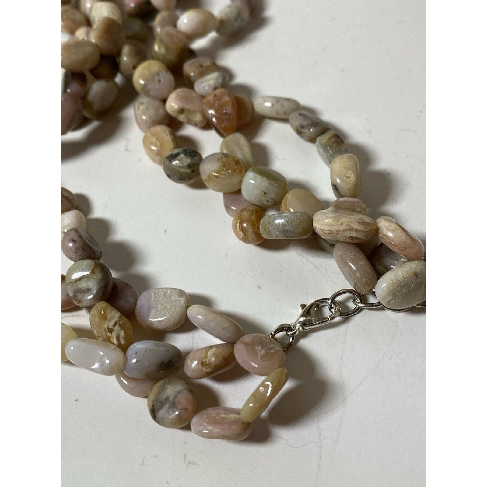 Other Pink Opal Free Form Multi Strand Beaded Necklace Size ONE SIZE - 2 Thumbnail